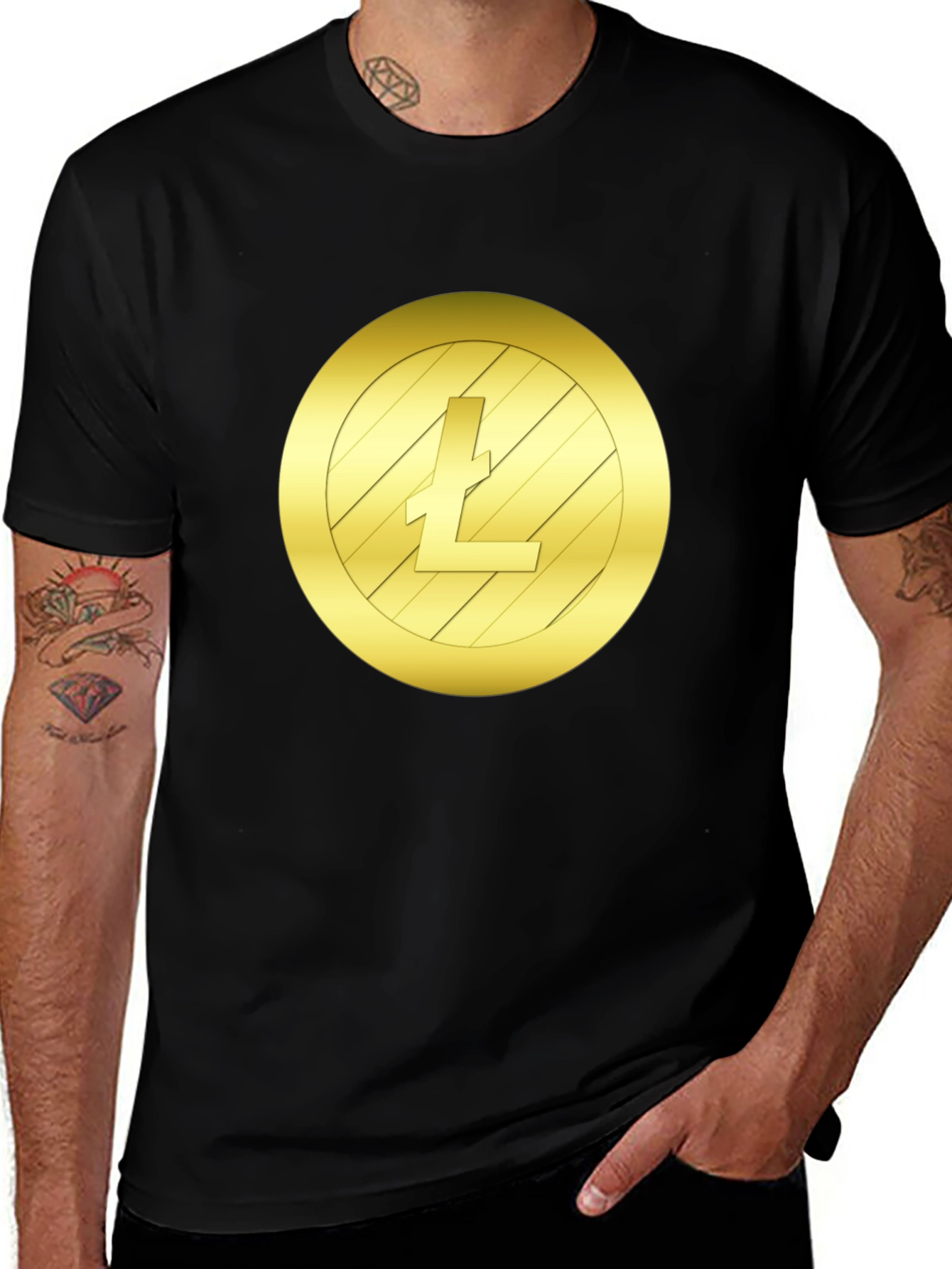 Litecoin Logo Graphic Tee - Crypto Fashion