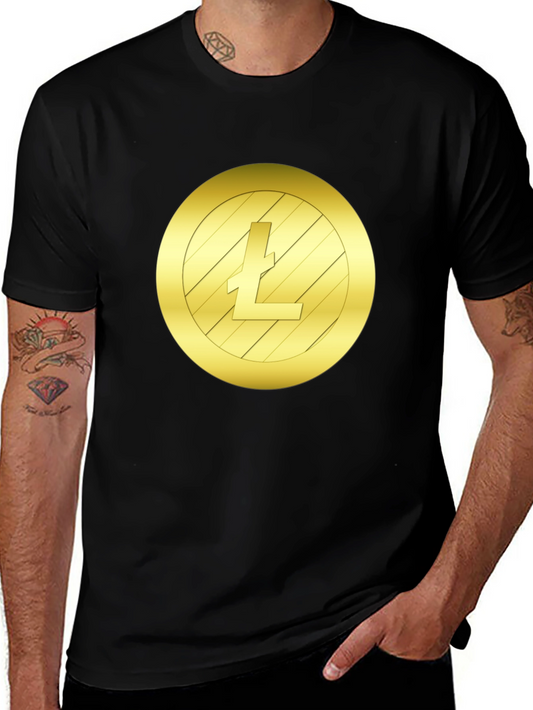 Litecoin Logo Graphic Tee - Crypto Fashion