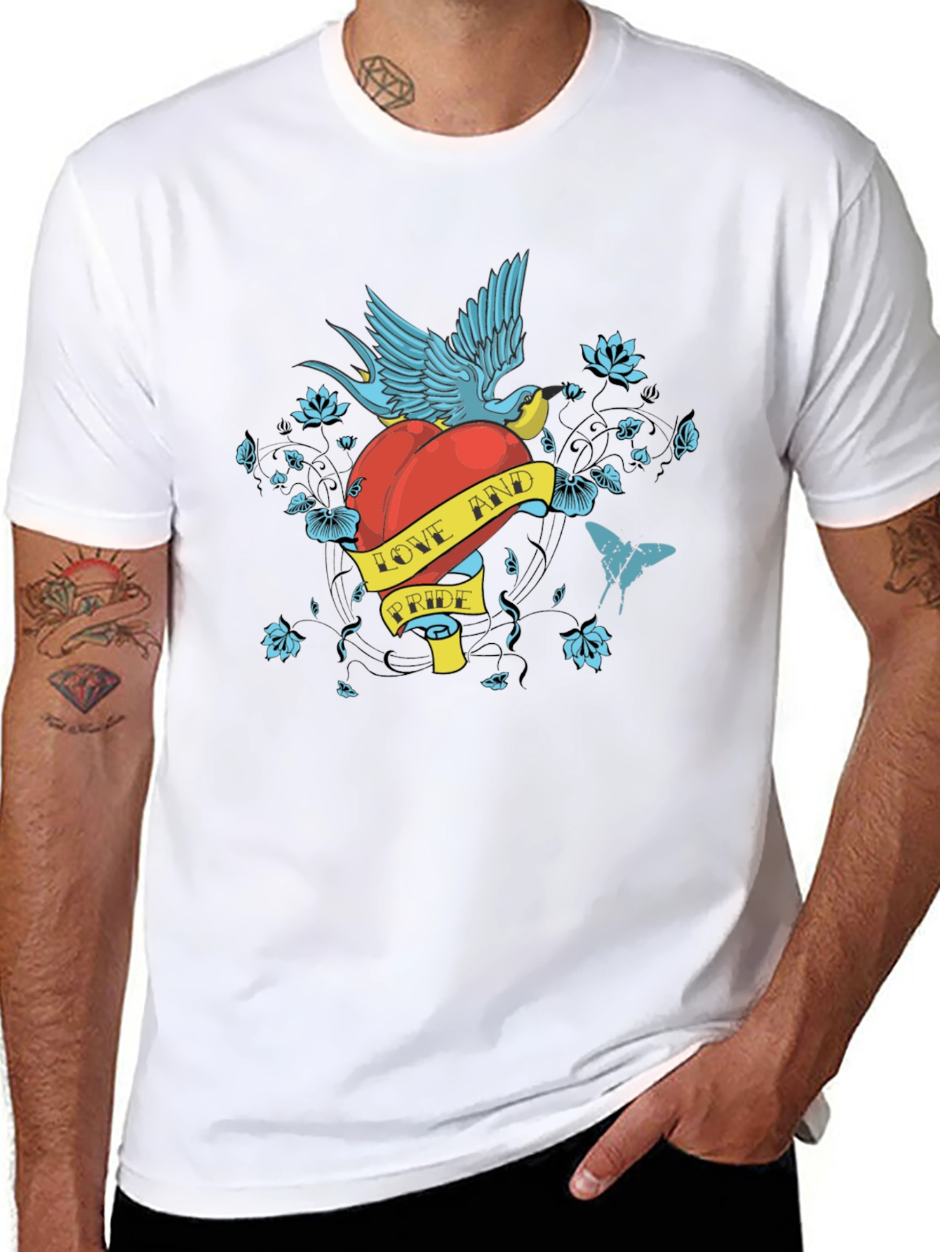 Love & Pride Graphic Tee - Black