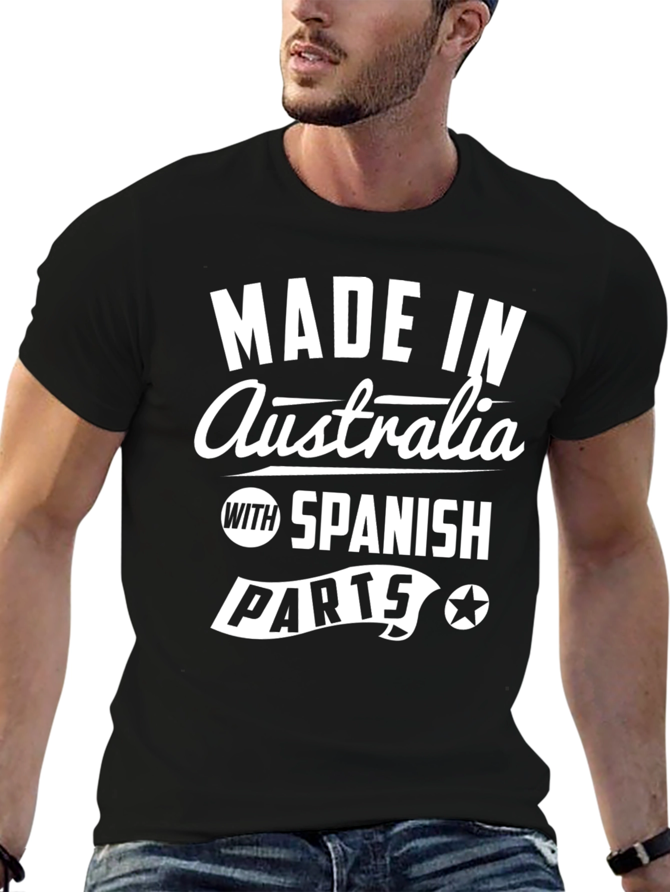 Made In Australia With Spanish Parts Funny T-Shirt