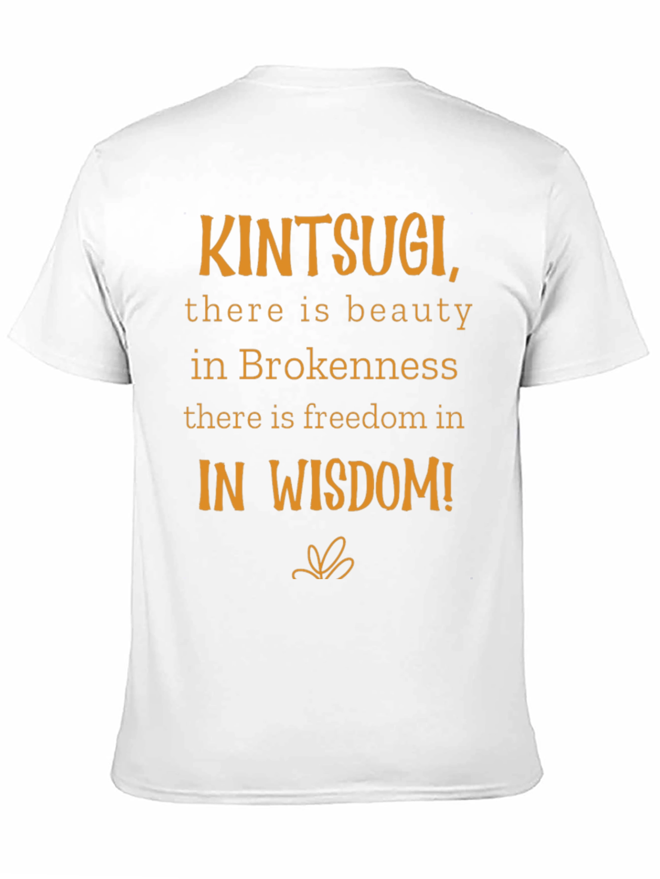 Kintsugi Wisdom Graphic Tee -  Beauty in Brokenness