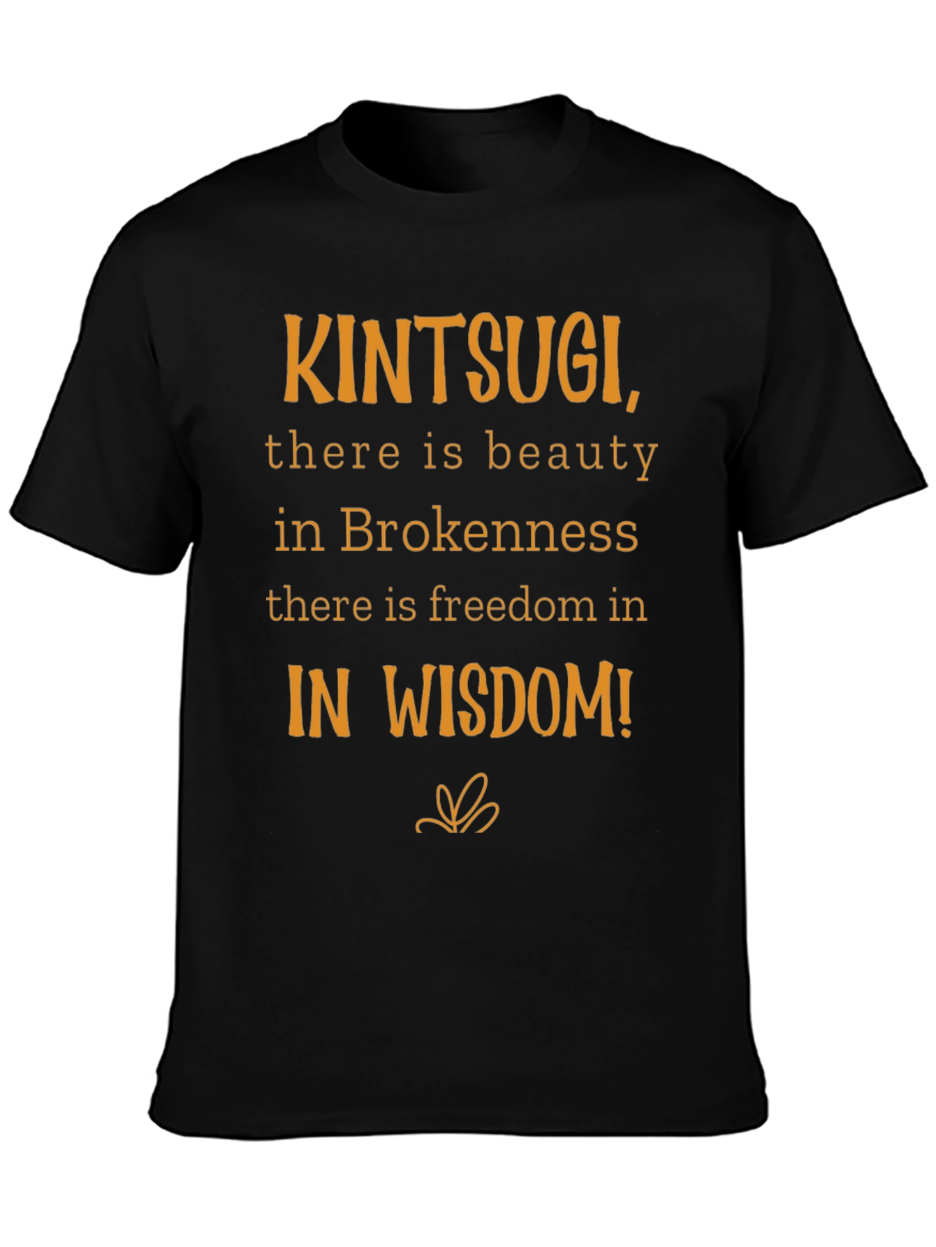 Kintsugi Wisdom Graphic Tee -  Beauty in Brokenness