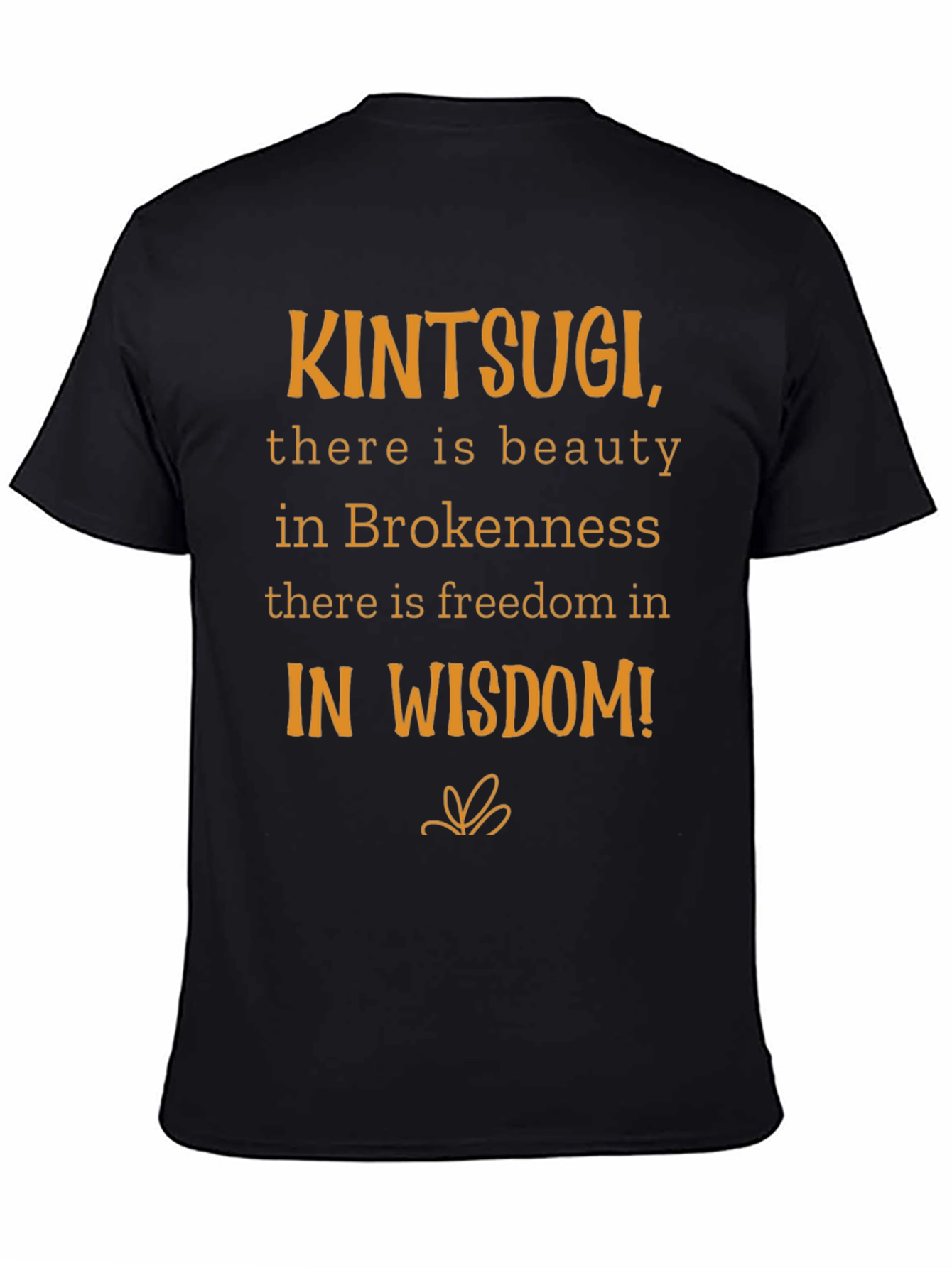 Kintsugi Wisdom Graphic Tee -  Beauty in Brokenness