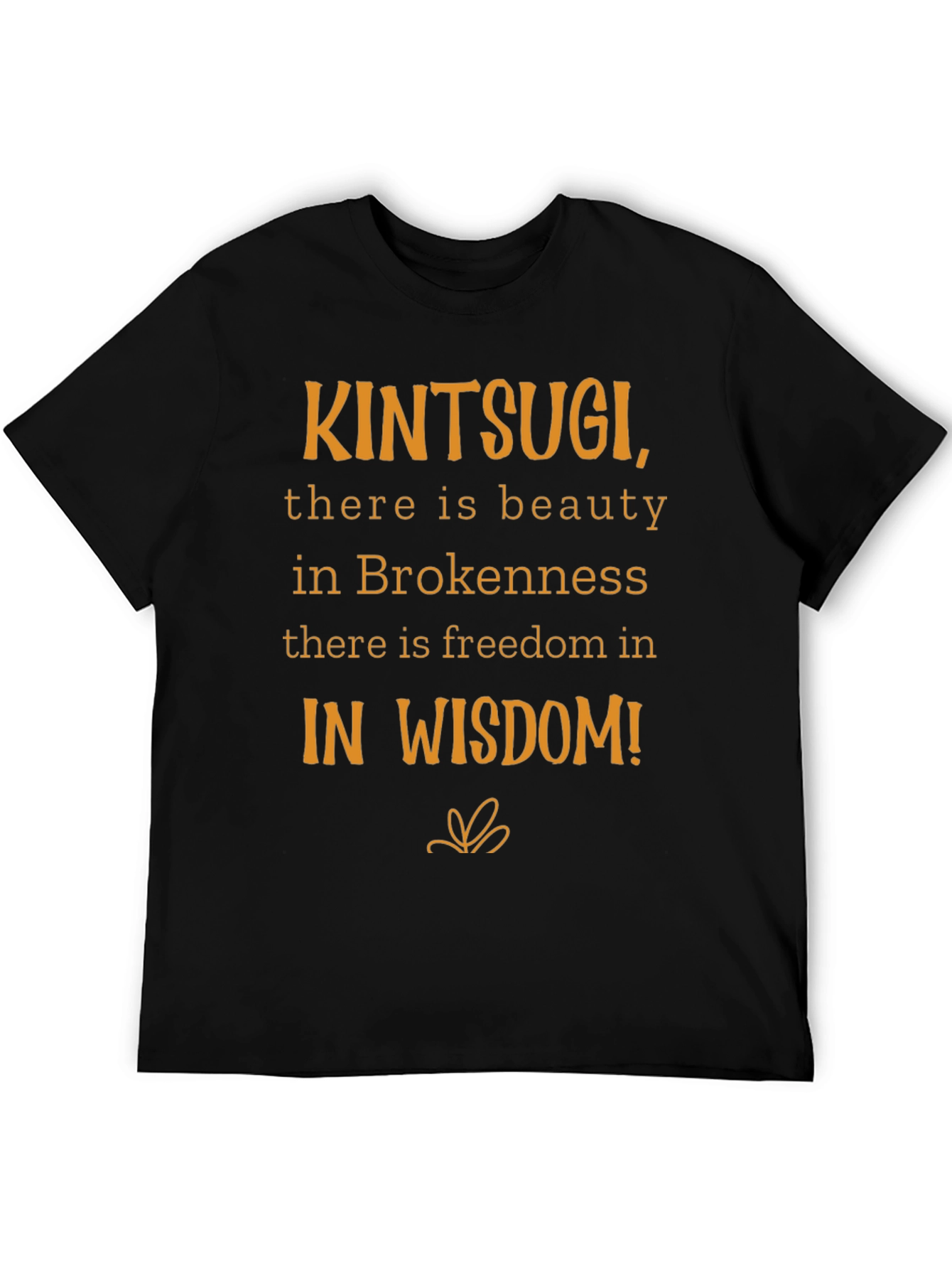 Kintsugi Wisdom Graphic Tee -  Beauty in Brokenness