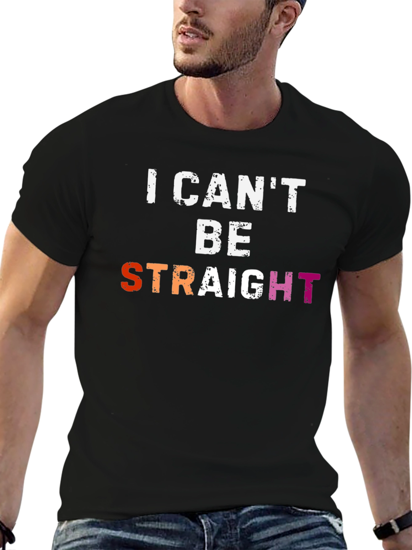 I Cant Be Straight T-Shirt - Pride LGBTQ Apparel