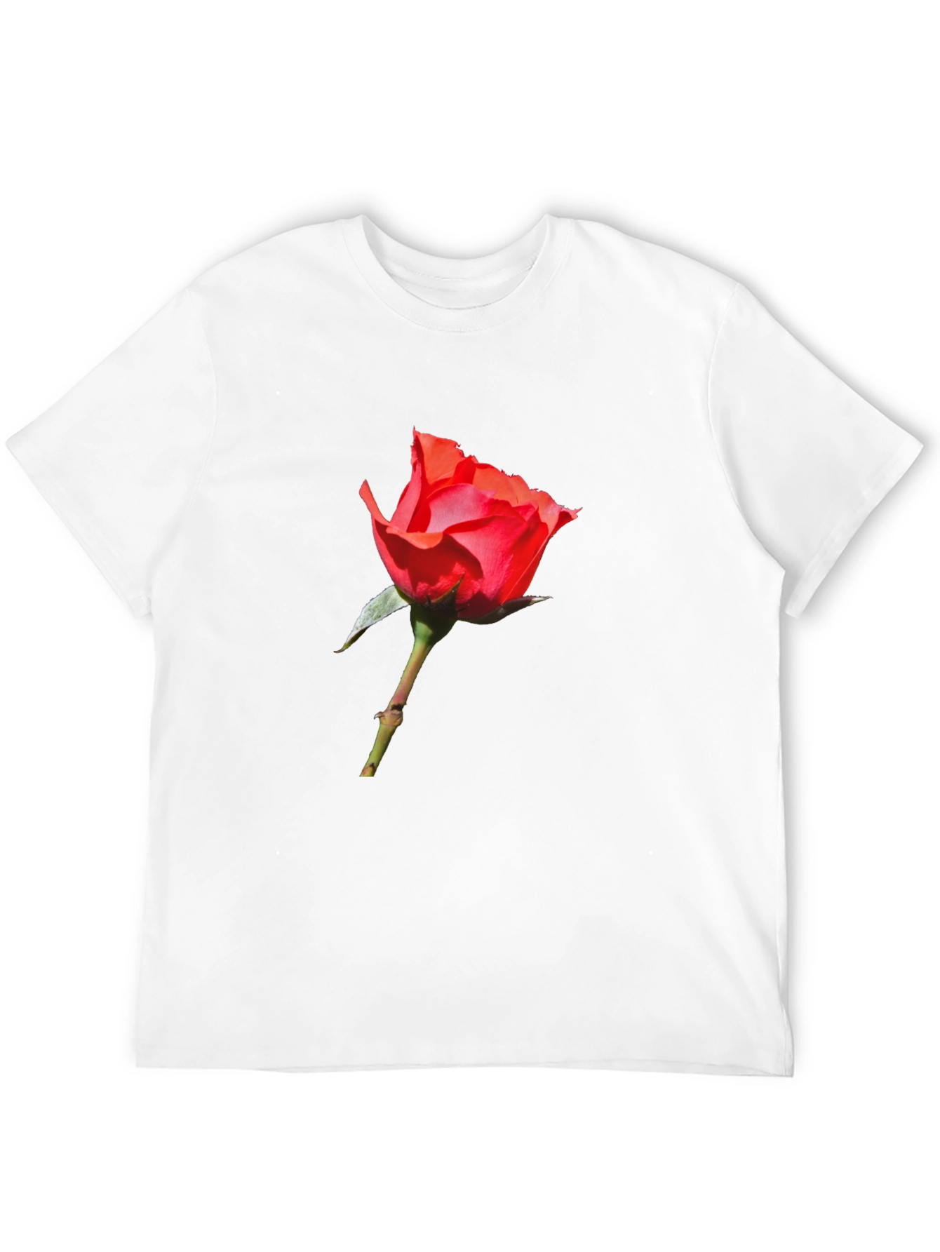 Red Rose Graphic T-Shirt - Classic Comfort