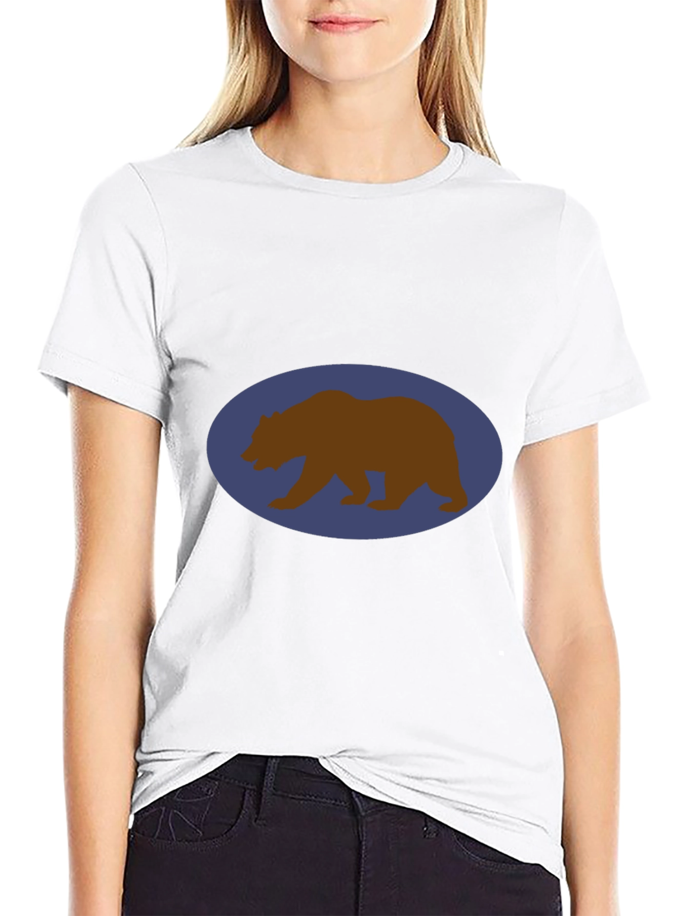 Bear Graphic T-Shirt - Casual Mens Tee