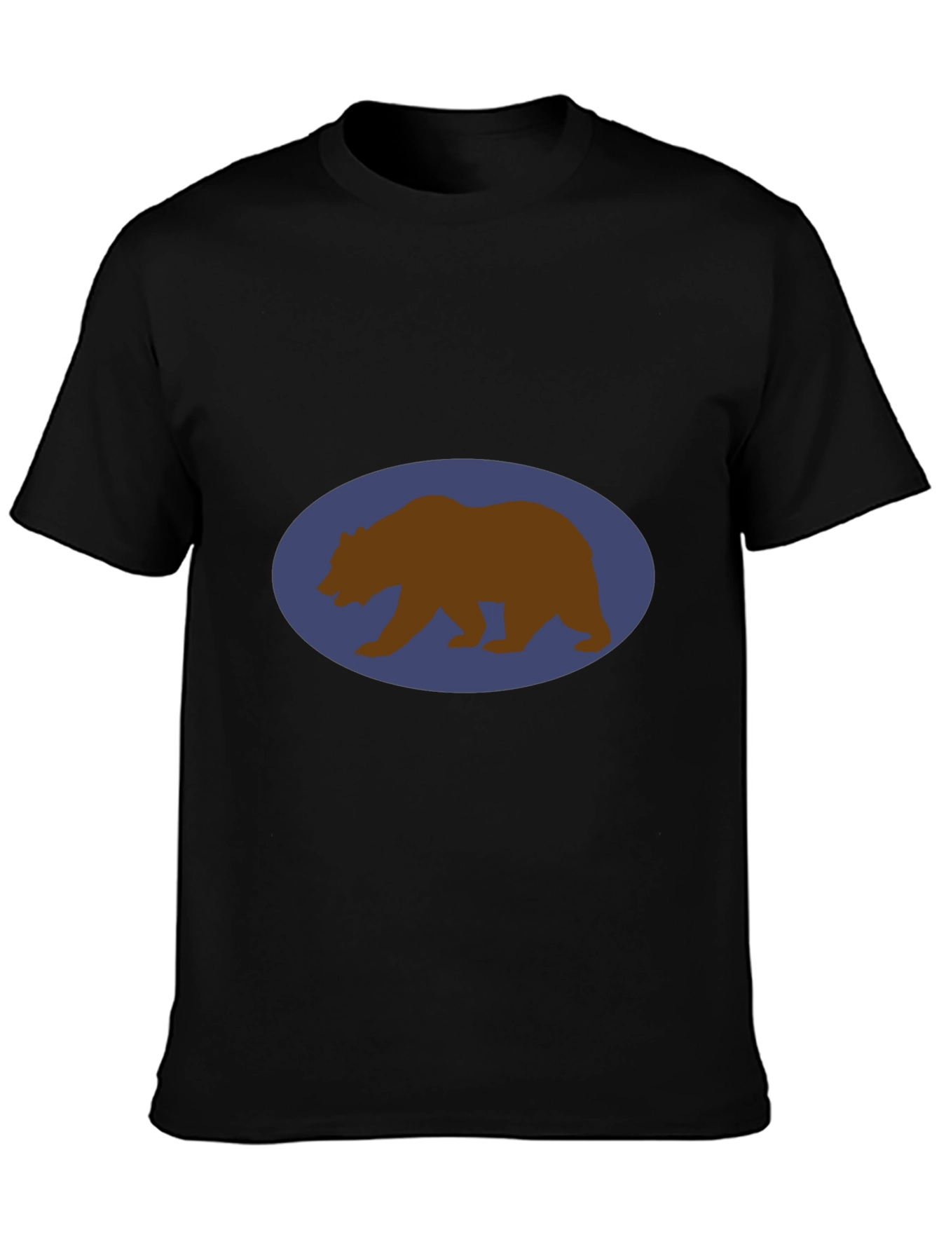 Bear Graphic T-Shirt - Casual Mens Tee
