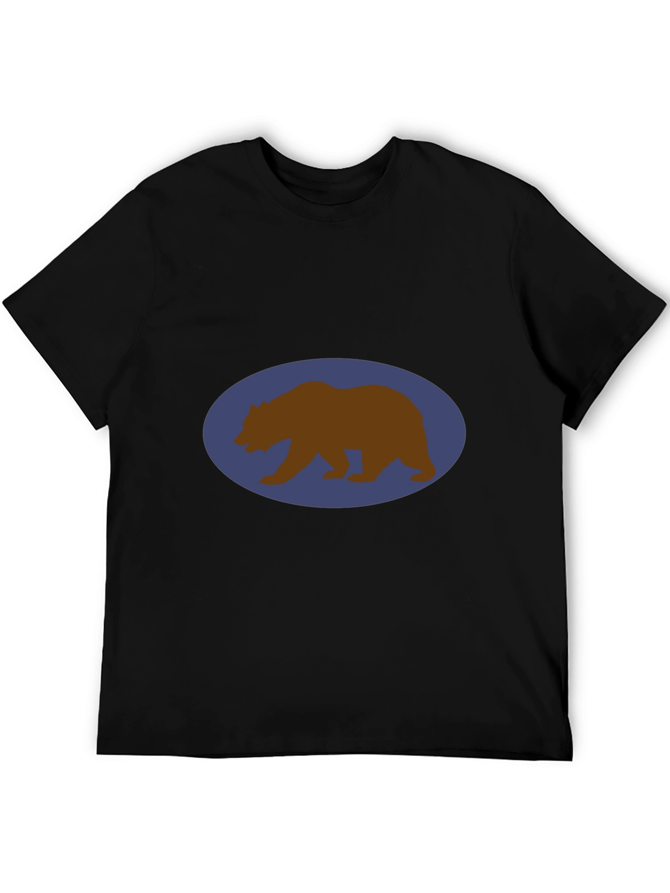 Bear Graphic T-Shirt - Casual Mens Tee
