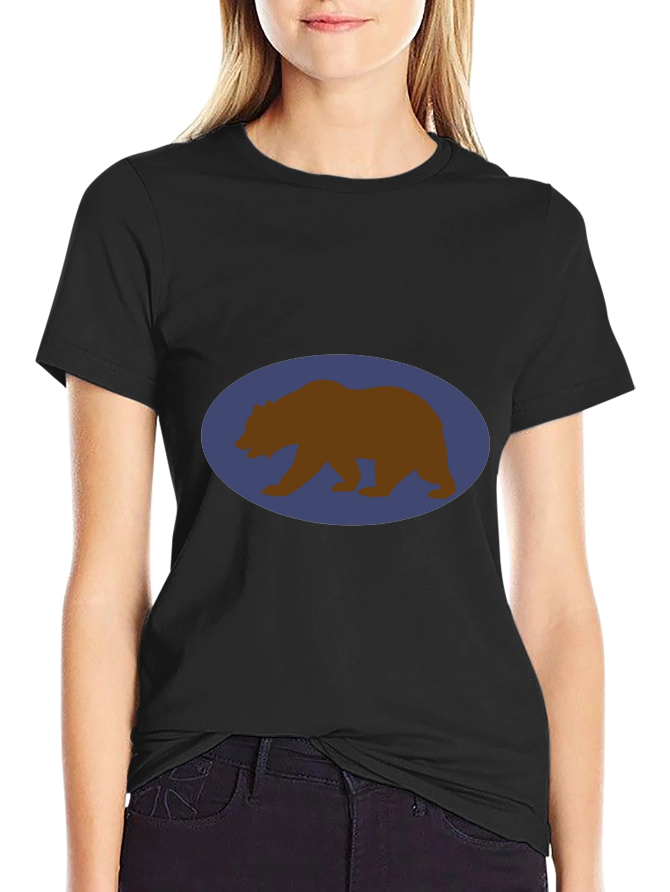 Bear Graphic T-Shirt - Casual Mens Tee