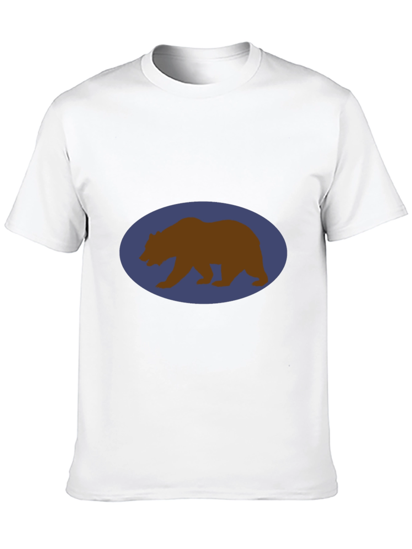 Bear Graphic T-Shirt - Casual Mens Tee