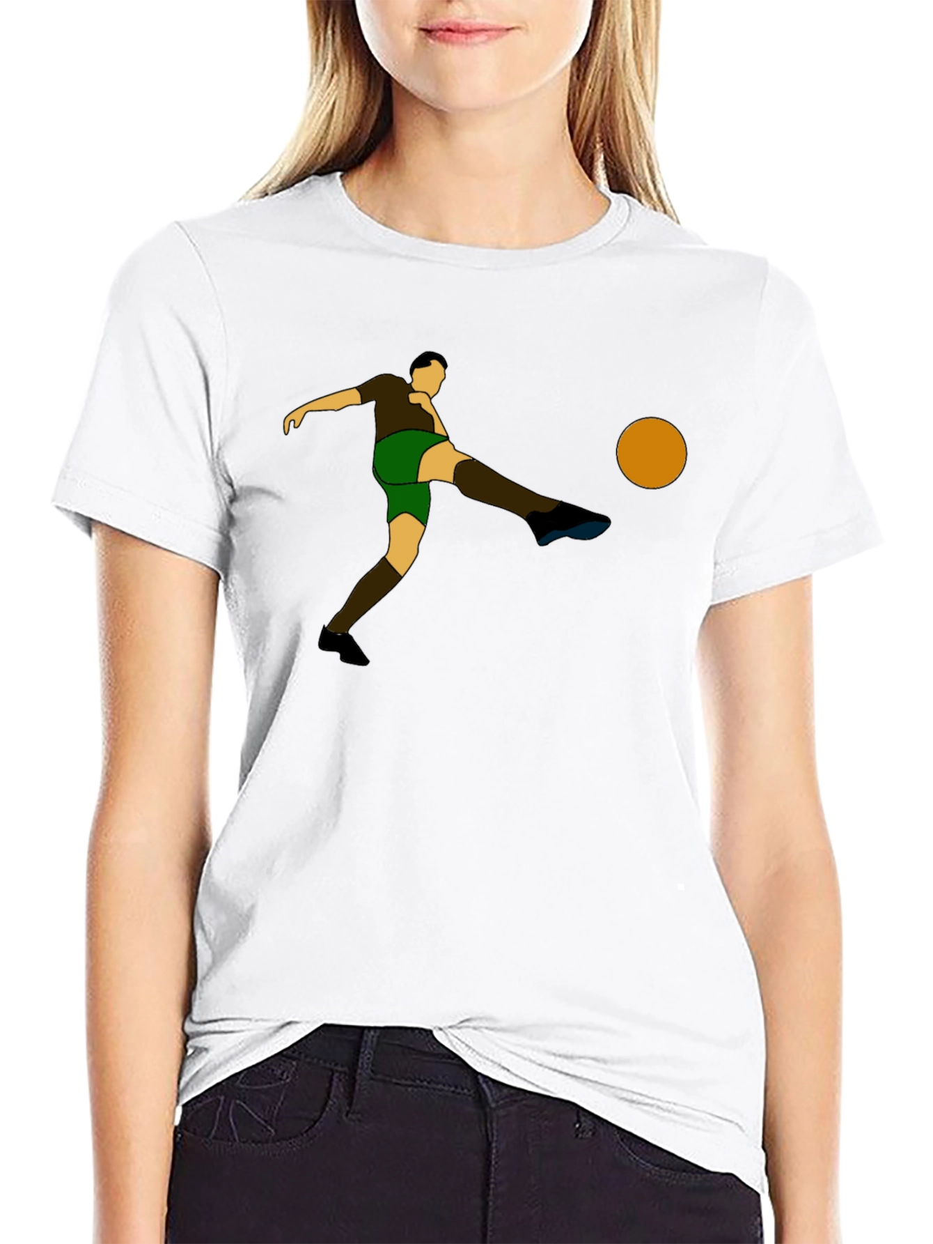 Soccer Kick T-Shirt - Retro Graphic Tee