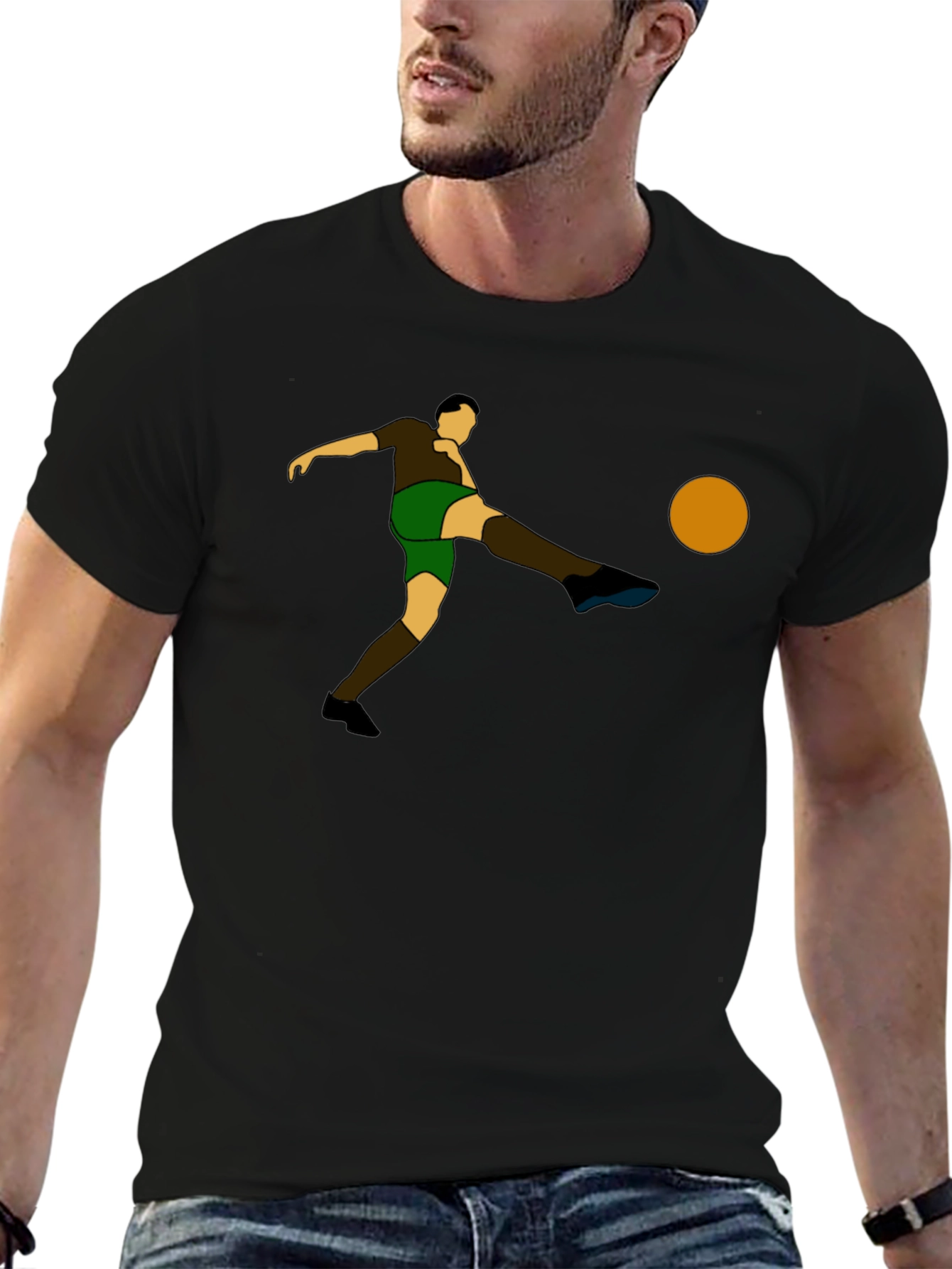 Soccer Kick T-Shirt - Retro Graphic Tee