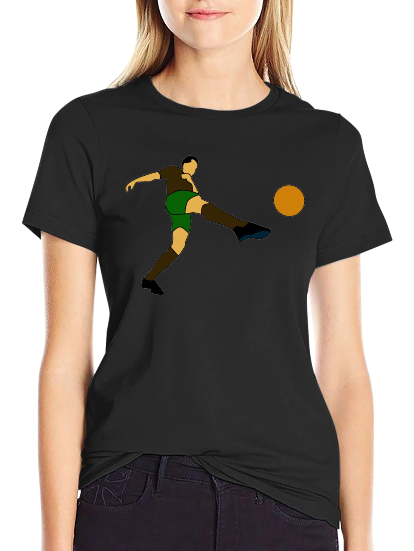Soccer Kick T-Shirt - Retro Graphic Tee