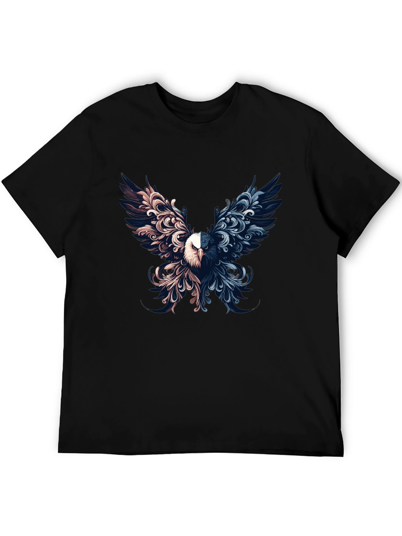Artistic Eagle Graphic Print Tee