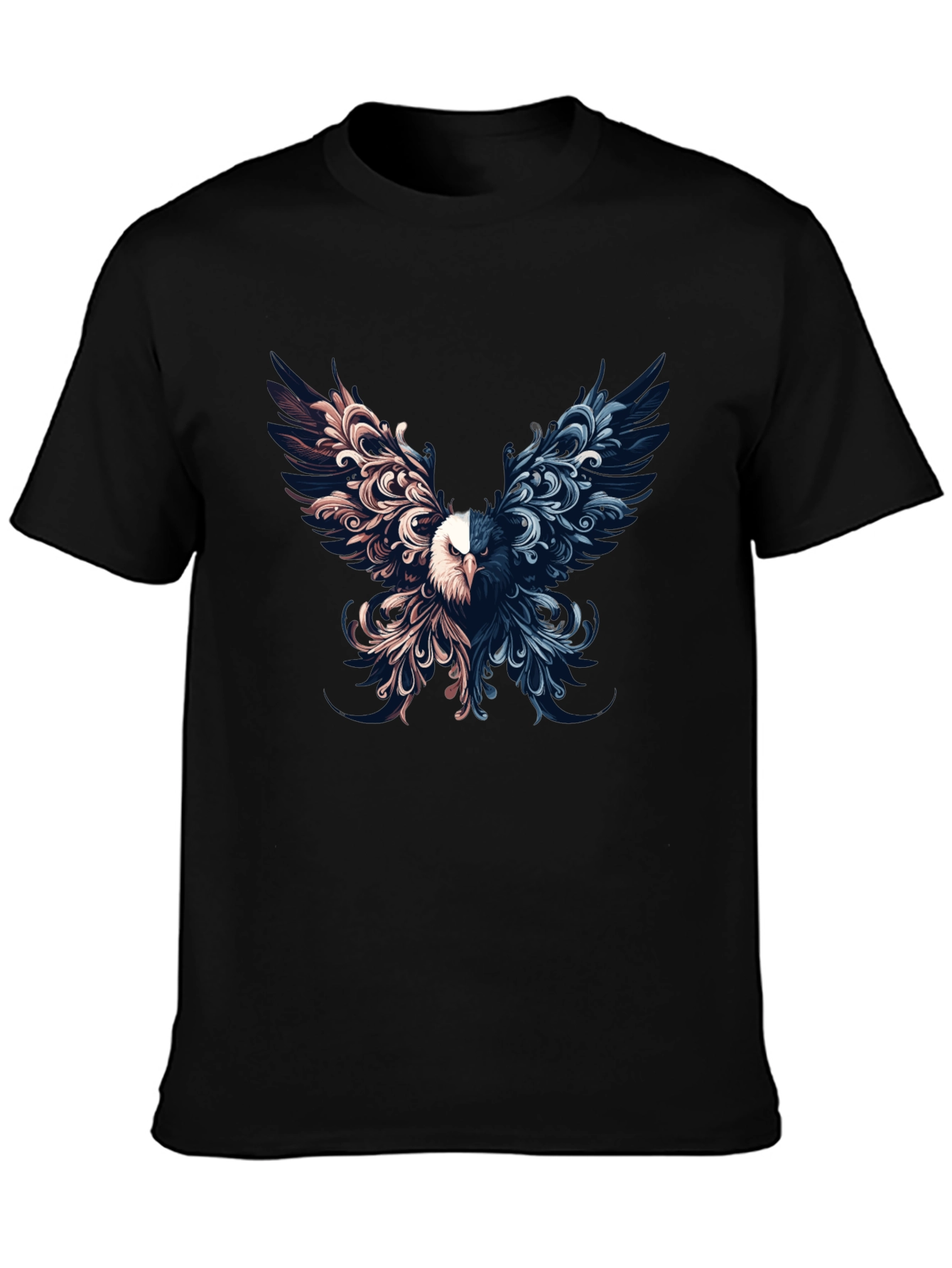 Artistic Eagle Graphic Print Tee