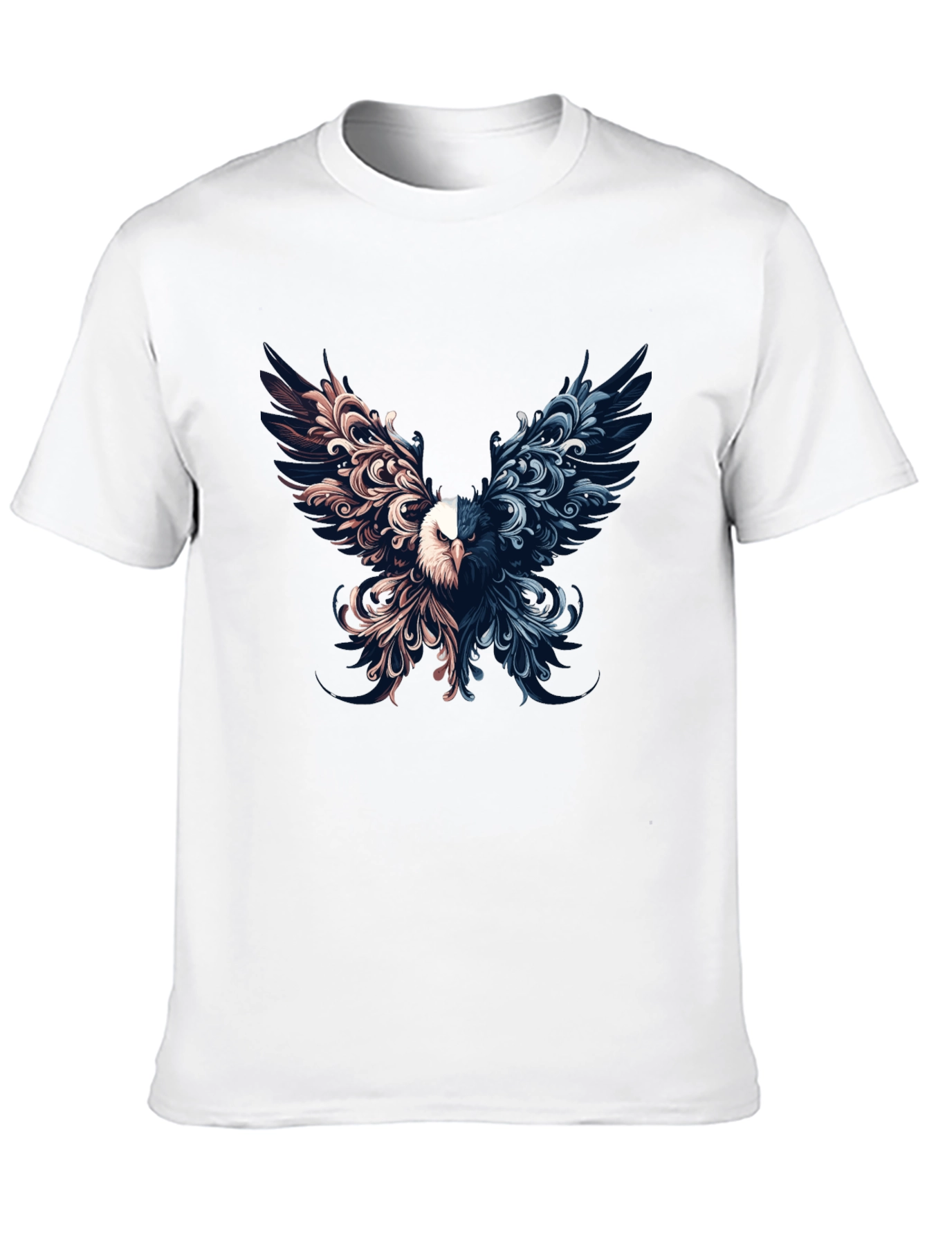 Artistic Eagle Graphic Print Tee