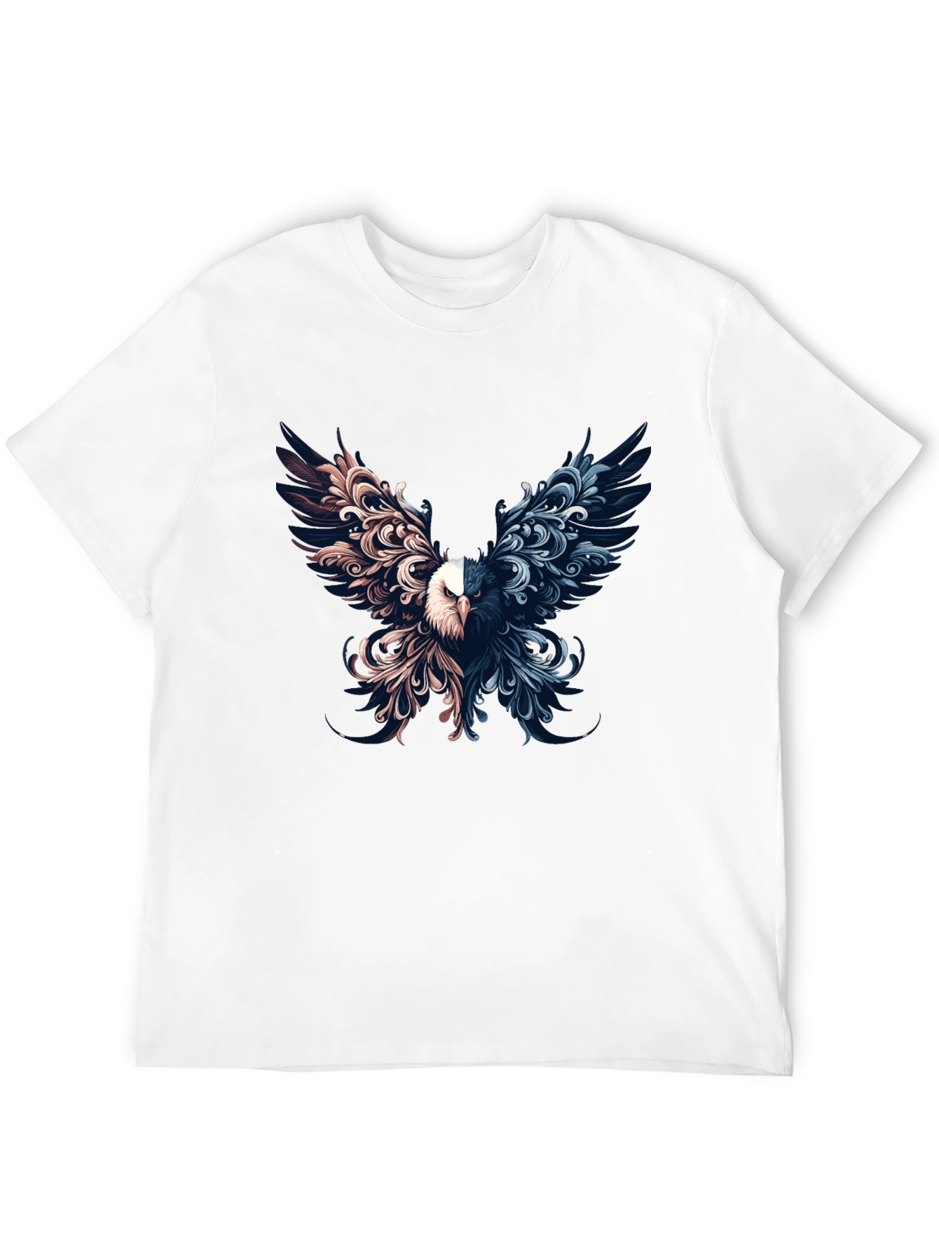 Artistic Eagle Graphic Print Tee