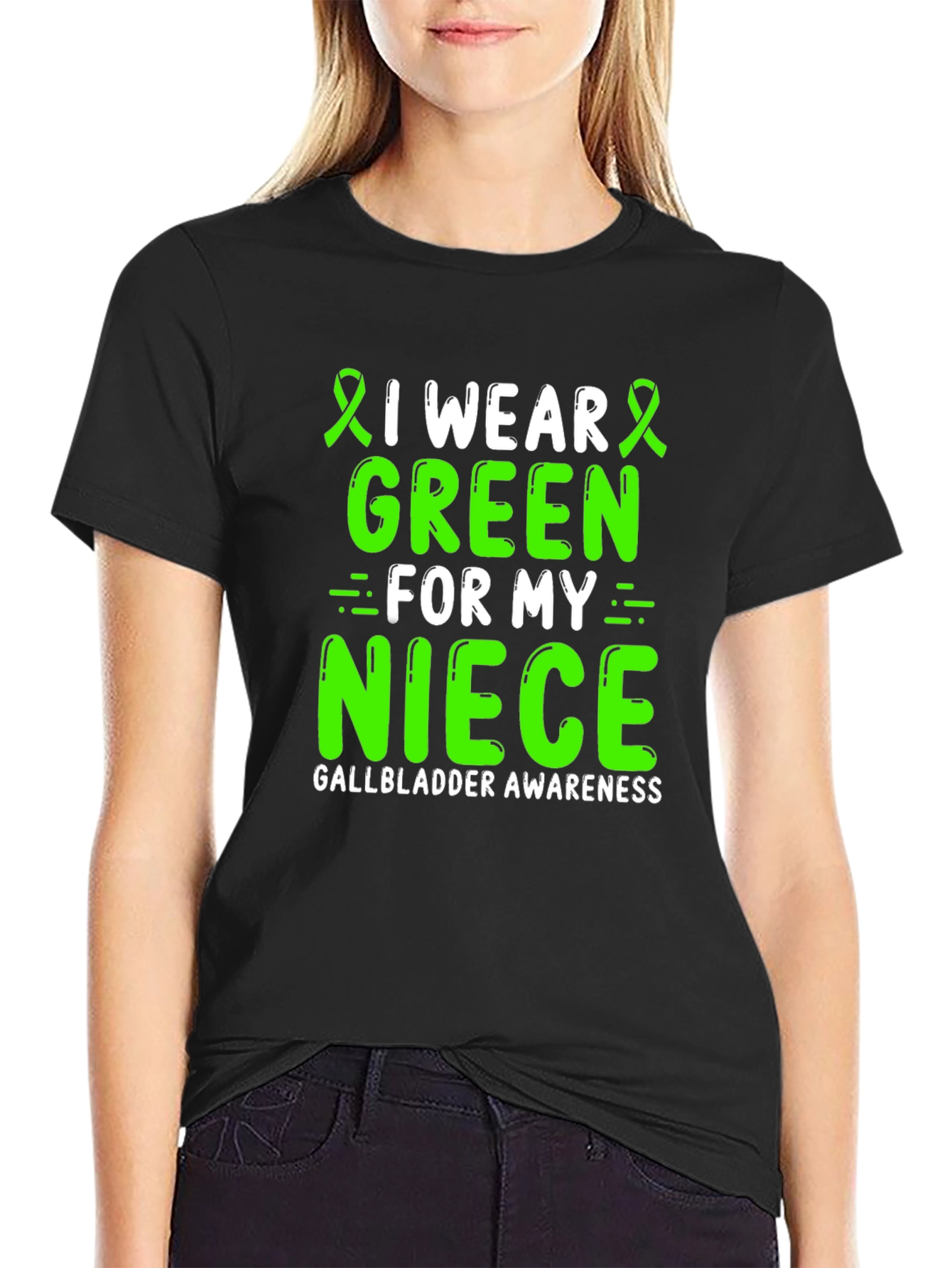 Green for My Niece Gallbladder Awareness T-Shirt