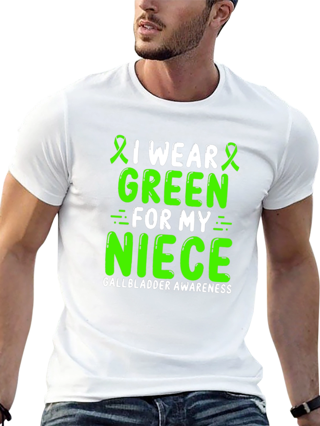 Green for My Niece Gallbladder Awareness T-Shirt