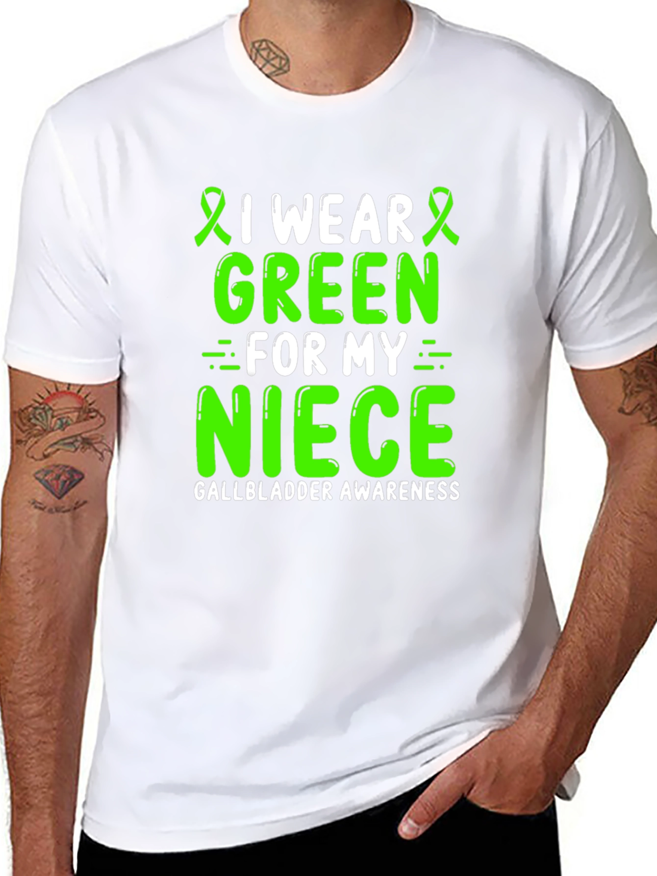 Green for My Niece Gallbladder Awareness T-Shirt