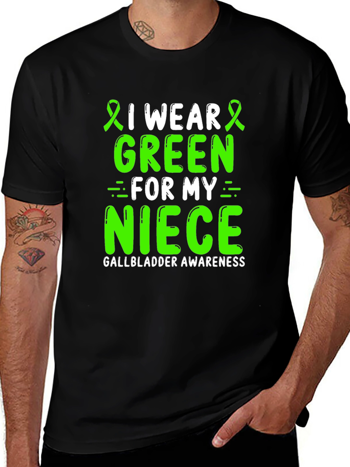 Green for My Niece Gallbladder Awareness T-Shirt