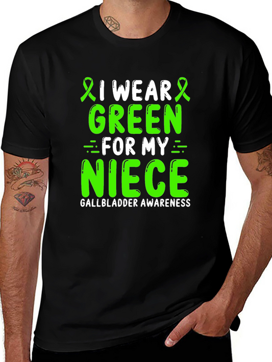 Green for My Niece Gallbladder Awareness T-Shirt