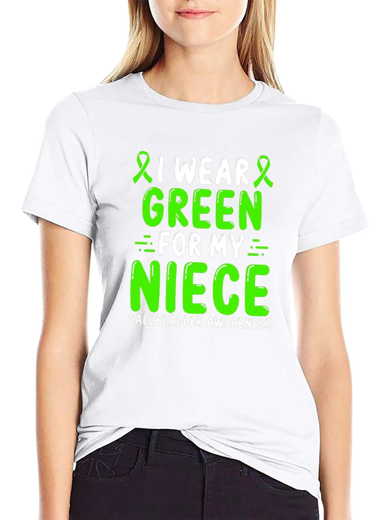 Green for My Niece Gallbladder Awareness T-Shirt