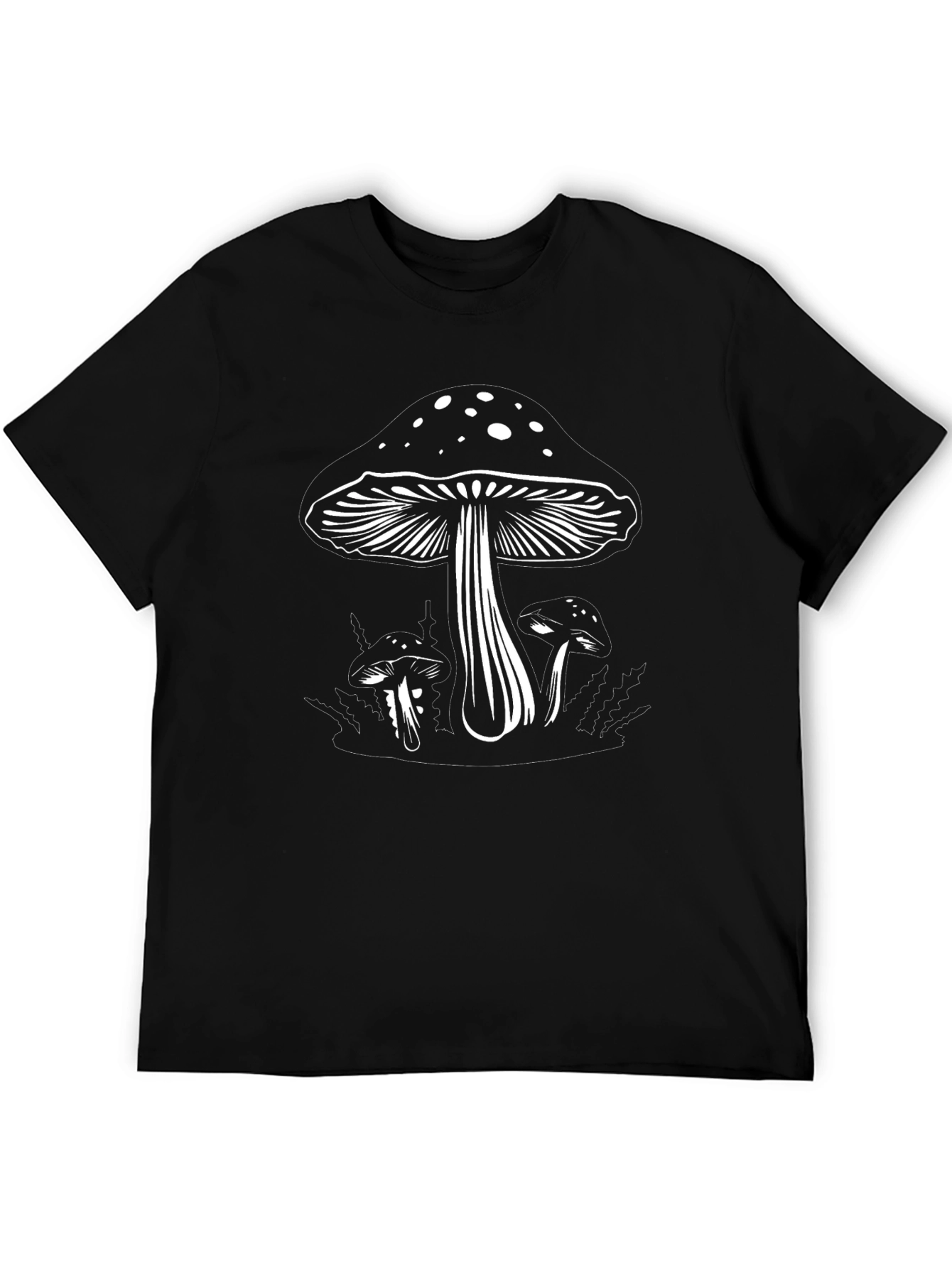 Mushroom Graphic Tee - Black T-Shirt