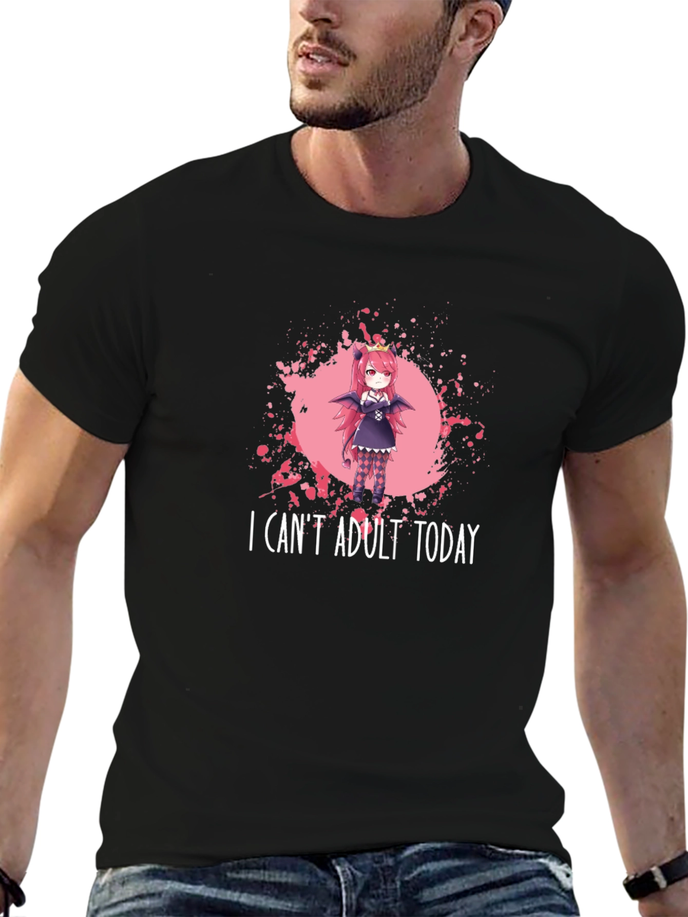 I Cant Adult Today T-Shirt - Anime Graphic Tee