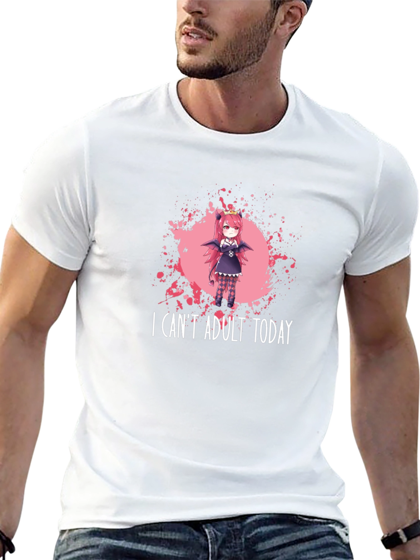 I Cant Adult Today T-Shirt - Anime Graphic Tee