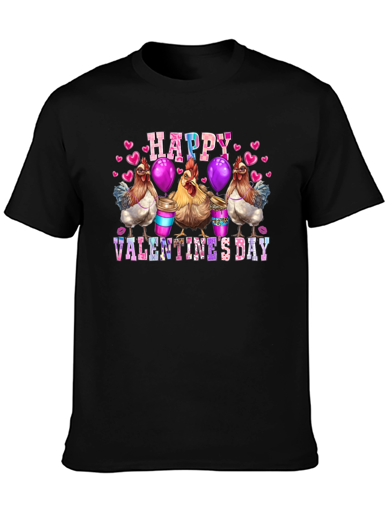 Happy Valentines Day Chickens T-Shirt
