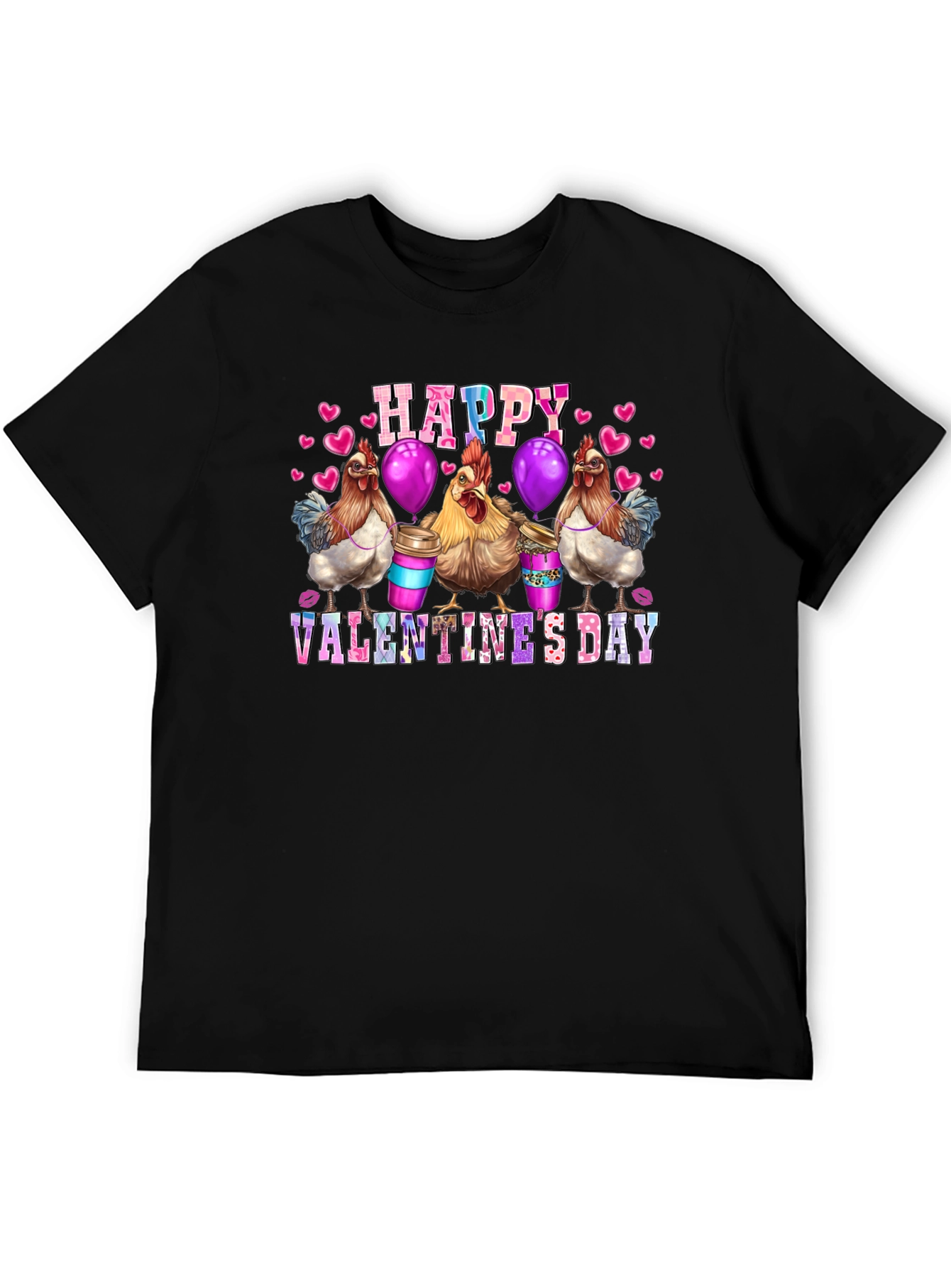 Happy Valentines Day Chickens T-Shirt