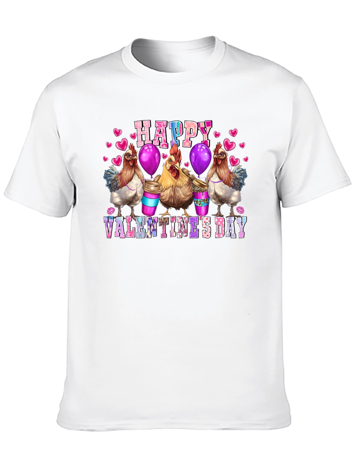 Happy Valentines Day Chickens T-Shirt