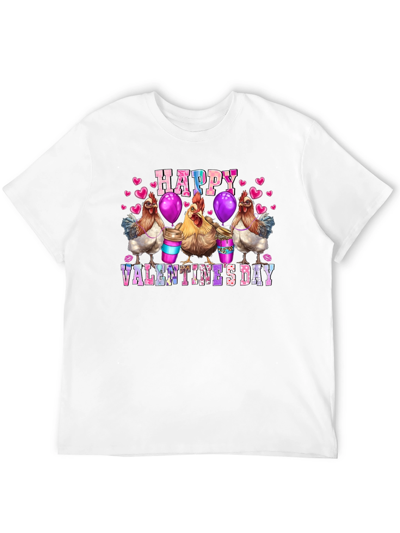 Happy Valentines Day Chickens T-Shirt