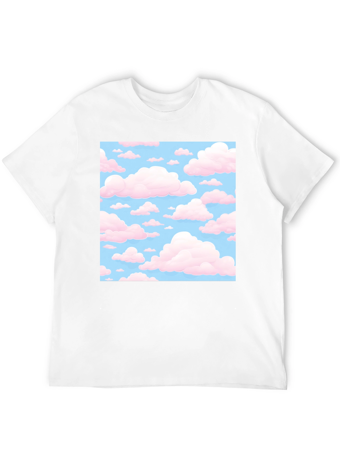 Pastel Clouds Graphic Tee - Dreamy Comfort