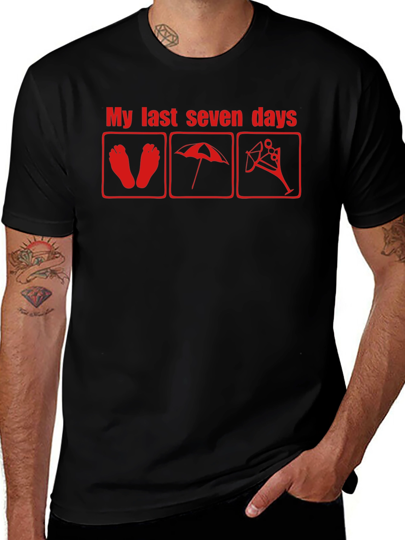 My Last Seven Days Graphic T-Shirt