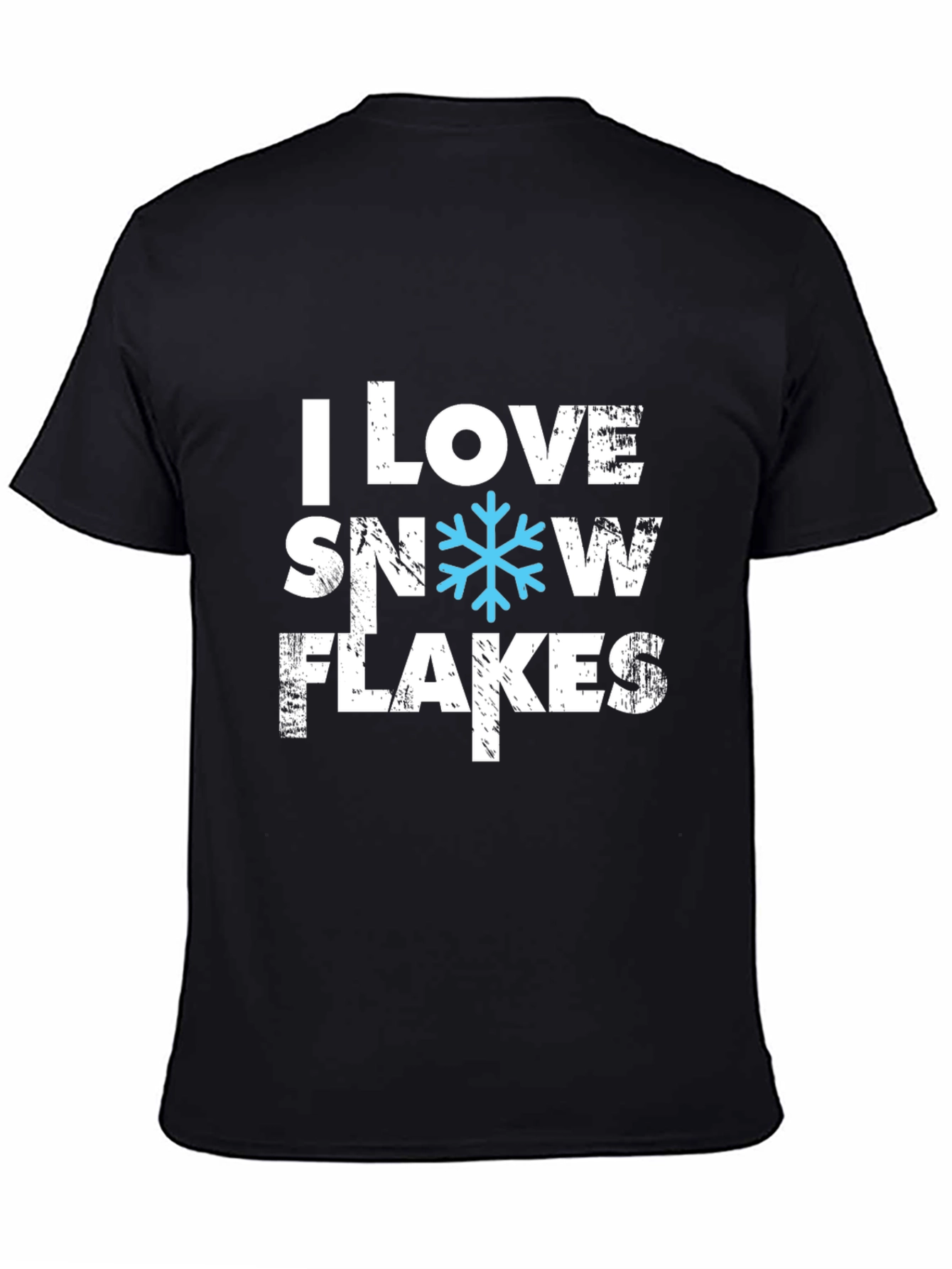 I Love Snowflakes T-Shirt - Holiday Apparel