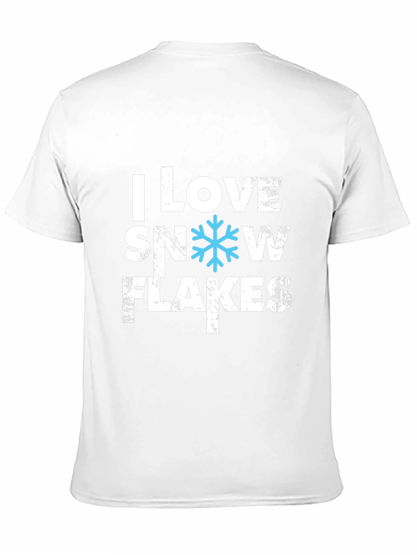 I Love Snowflakes T-Shirt - Holiday Apparel