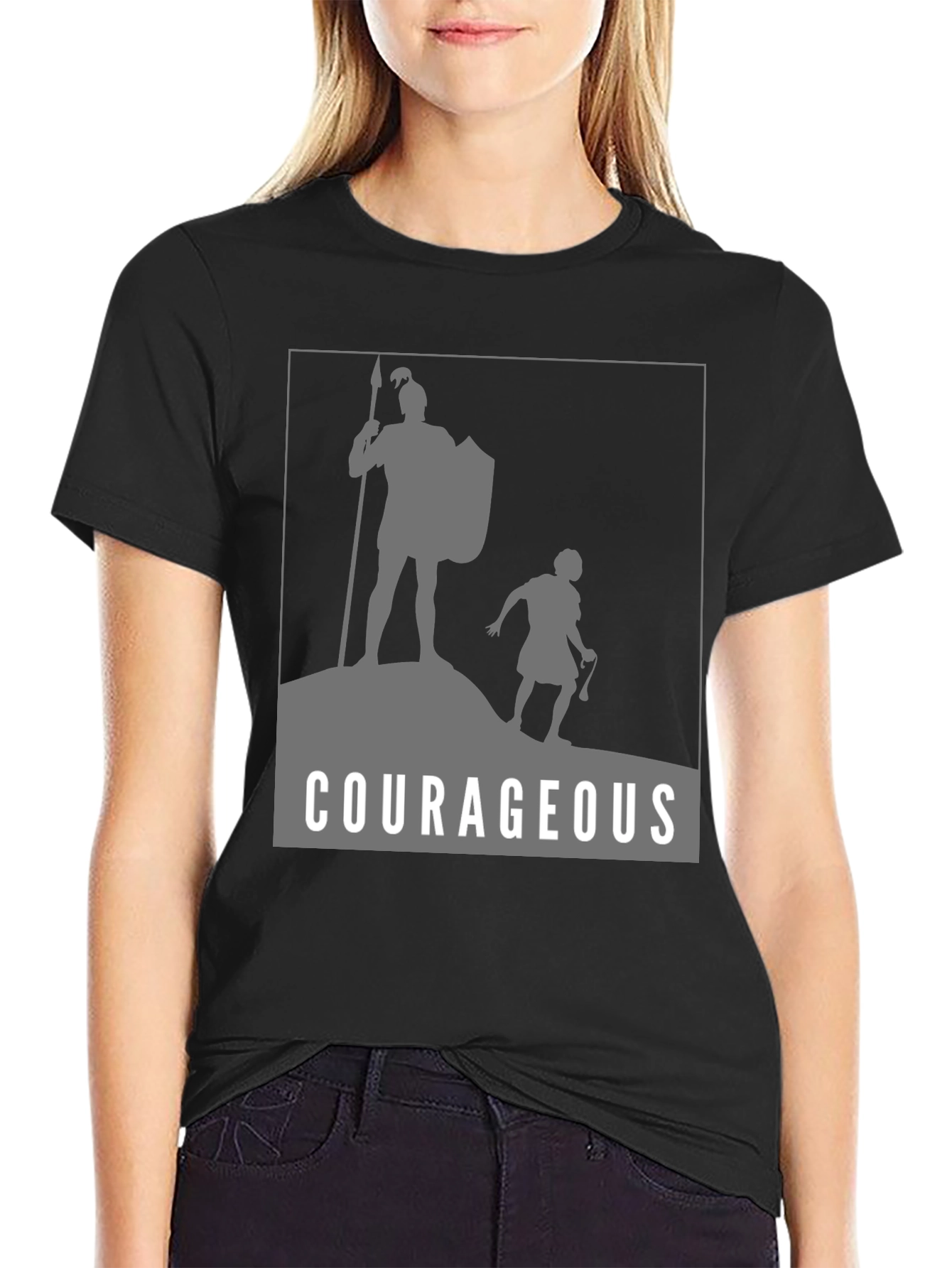 Courageous David & Goliath Graphic T-Shirt