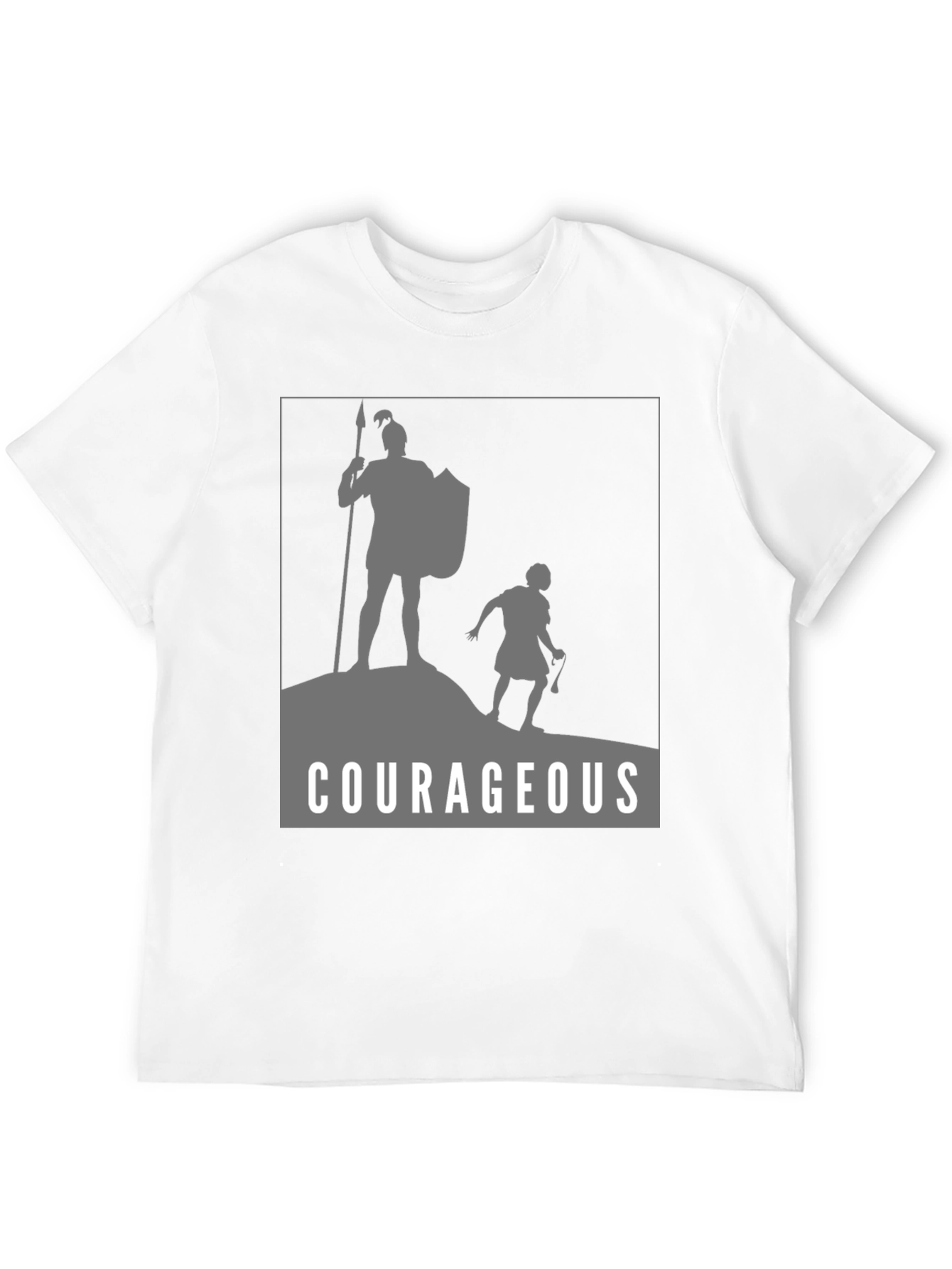 Courageous David & Goliath Graphic T-Shirt