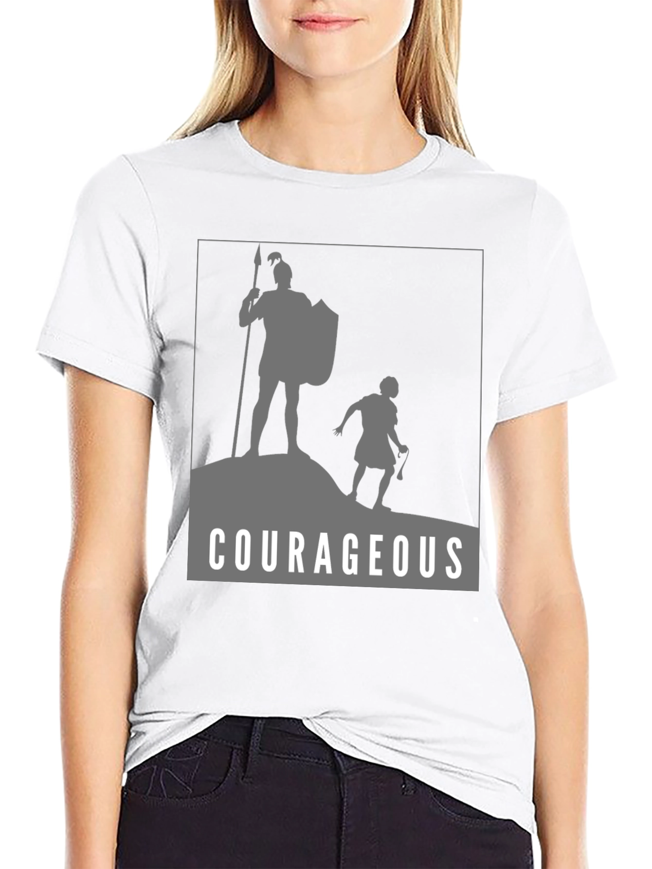 Courageous David & Goliath Graphic T-Shirt