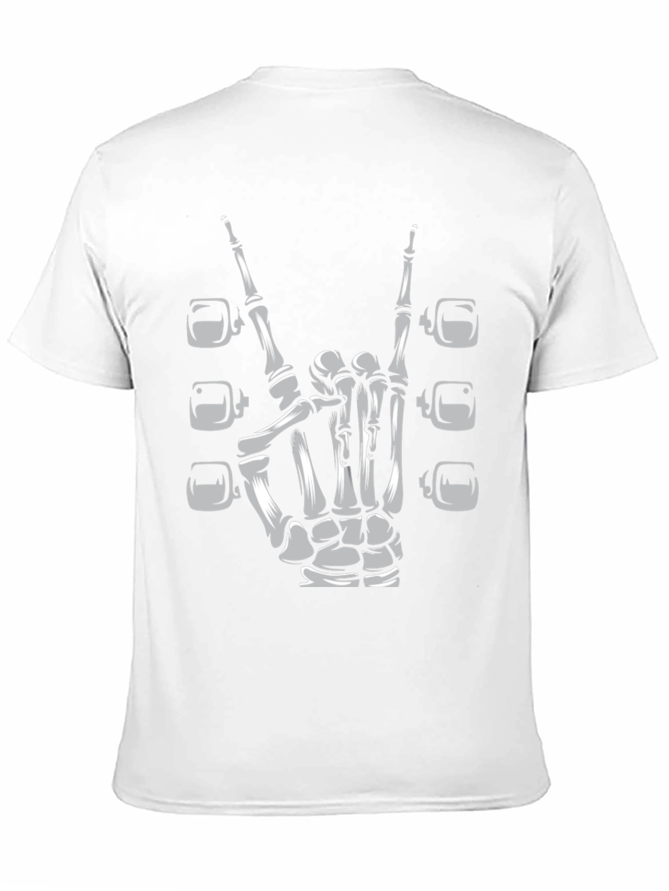 Rock On Skeleton Hand Tee