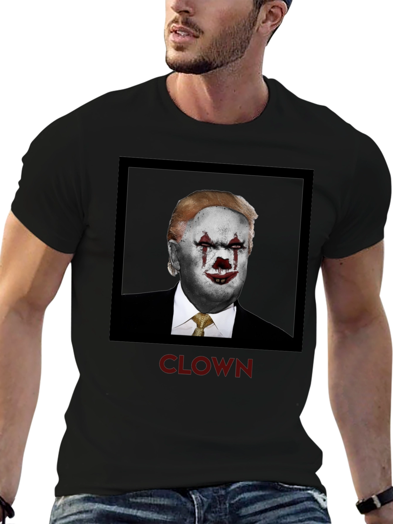 Trump Clown T-Shirt Political Satire Tee