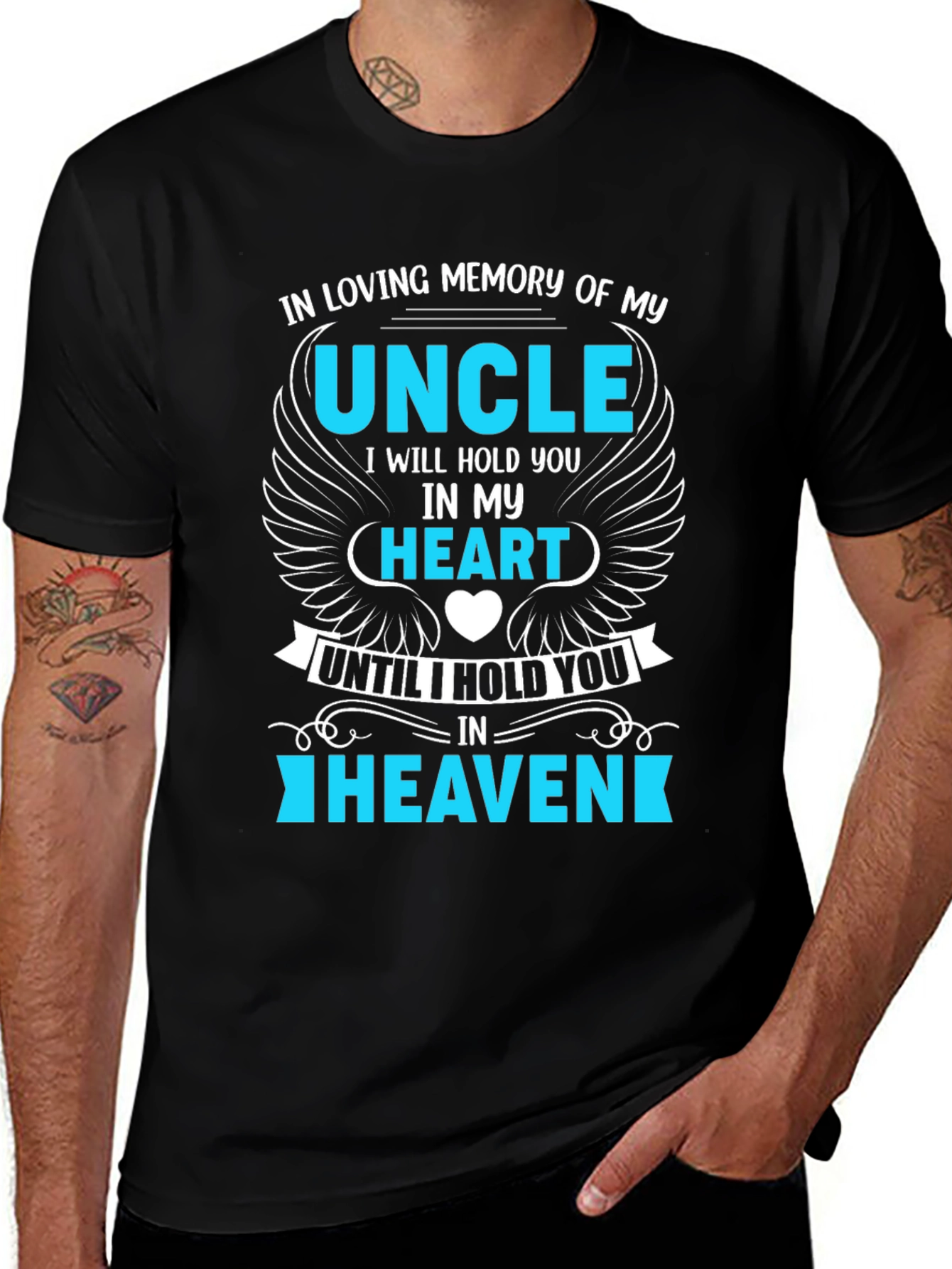 In Loving Memory Uncle T-Shirt Memorial Gift