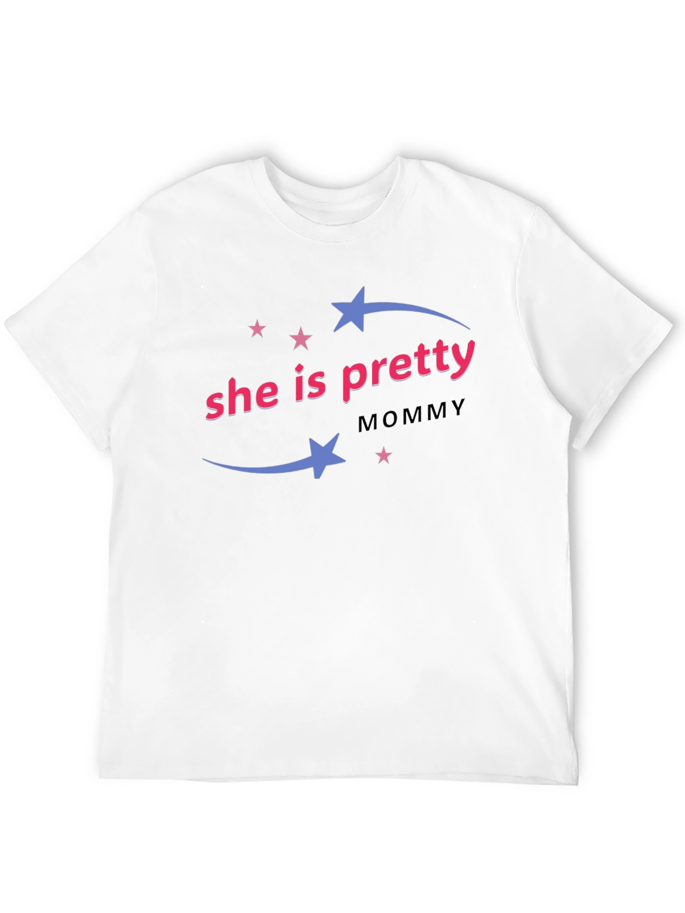 She is Pretty Mommy - Black T-Shirt