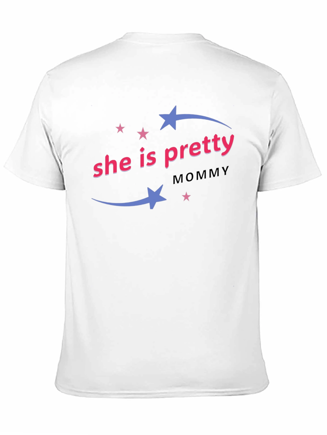 She is Pretty Mommy - Black T-Shirt