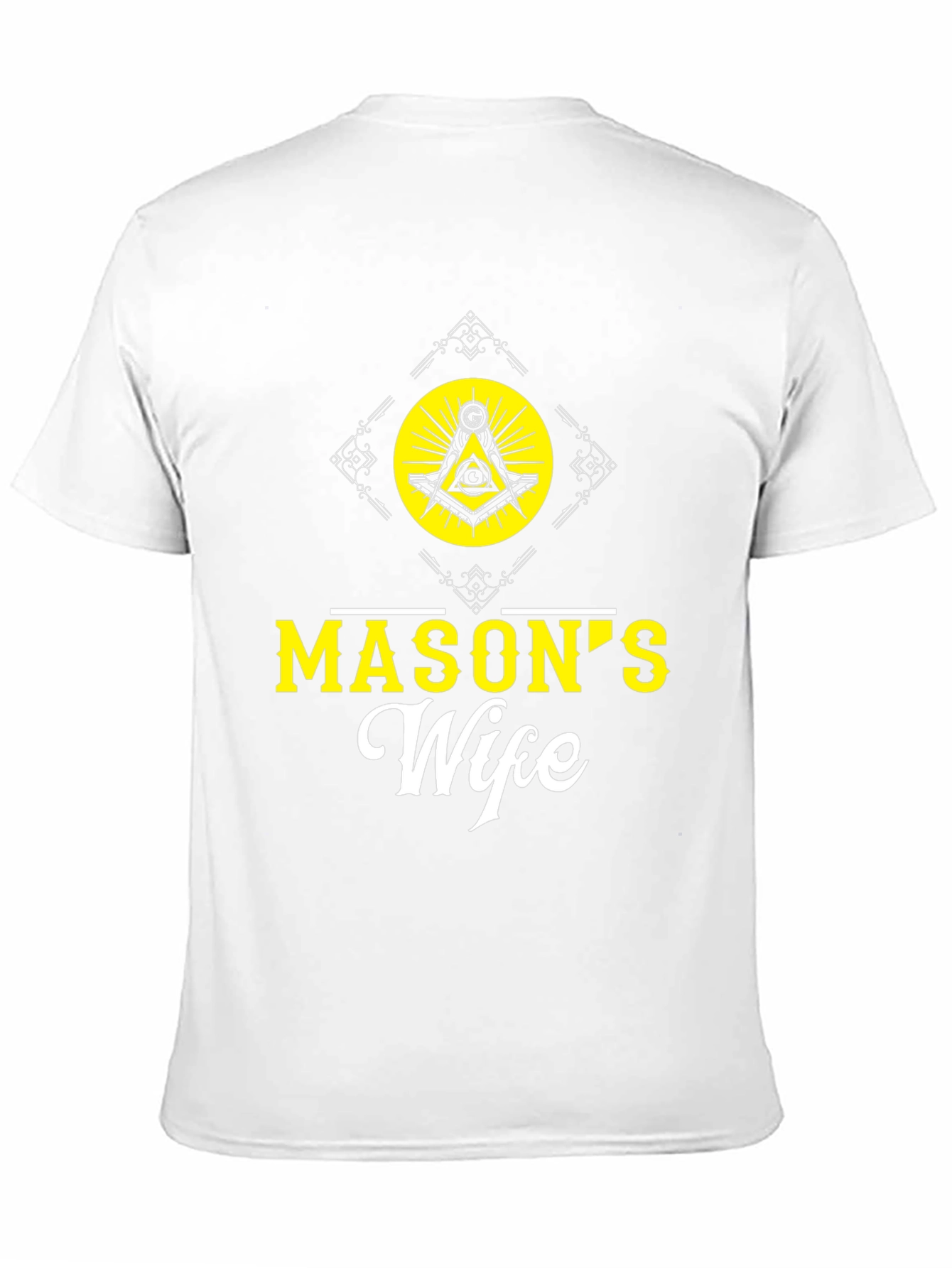 Masons Wife Graphic Tee - Black Cotton T-Shirt