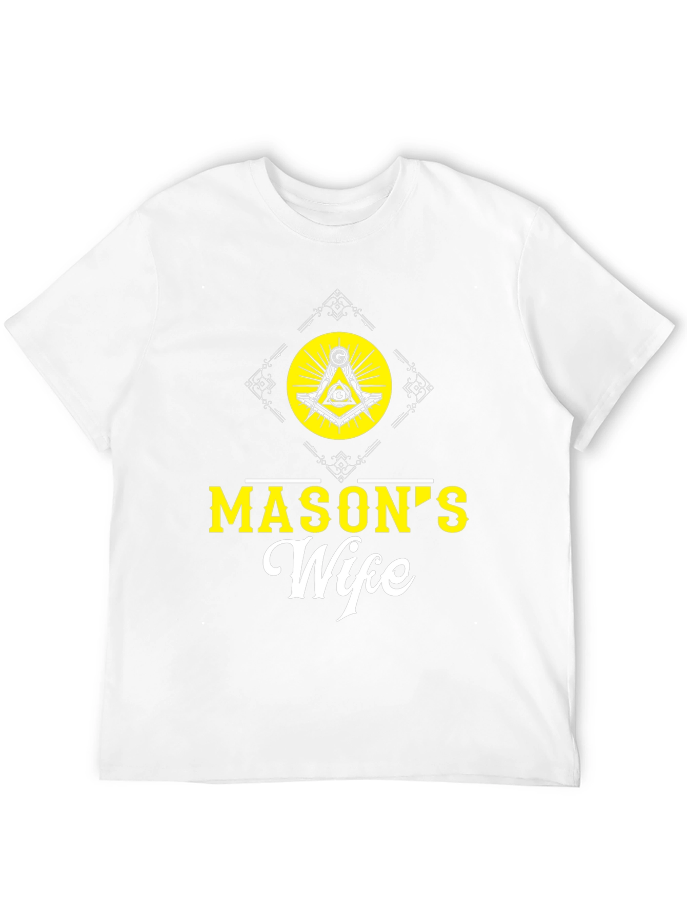 Masons Wife Graphic Tee - Black Cotton T-Shirt
