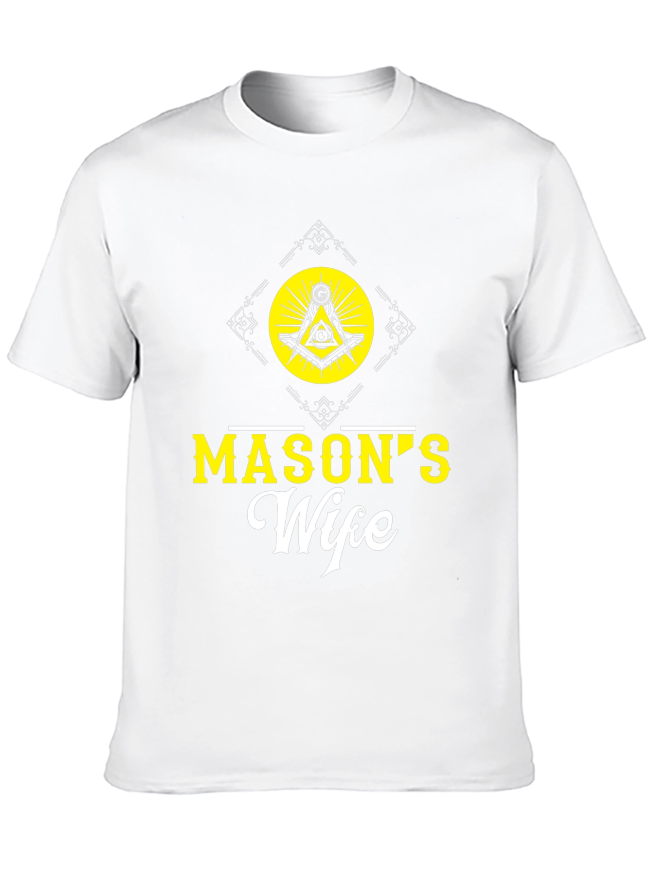 Masons Wife Graphic Tee - Black Cotton T-Shirt